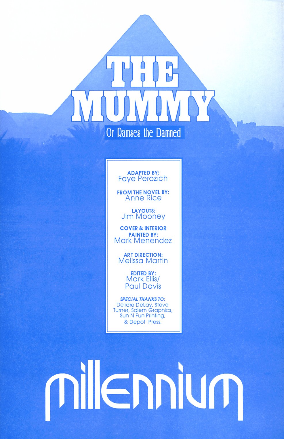 Read online Anne Rice's The Mummy or Ramses the Damned comic -  Issue #3 - 2