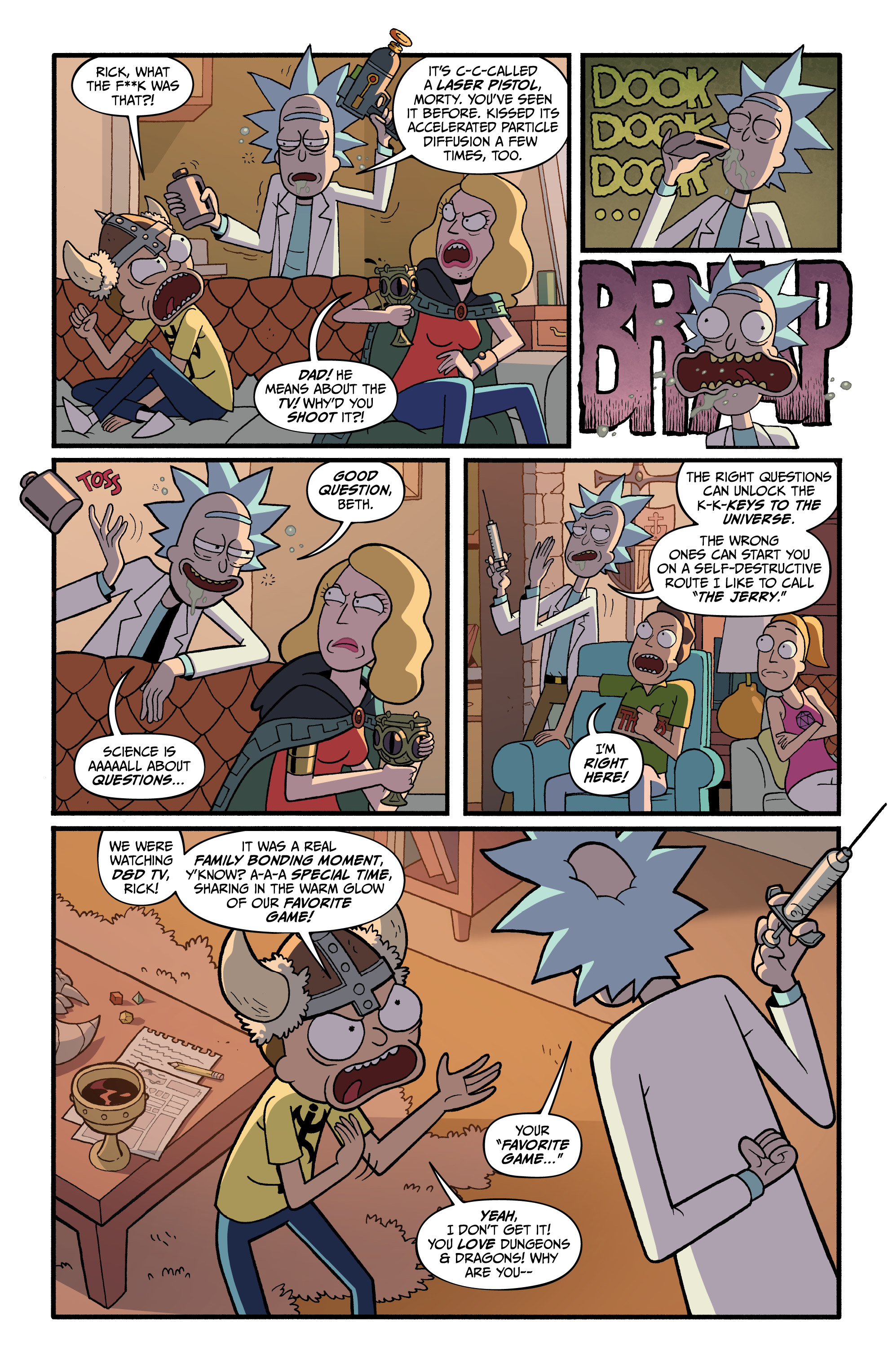 Read online Rick and Morty vs. Dungeons & Dragons II: Painscape comic -  Issue #1 - 7