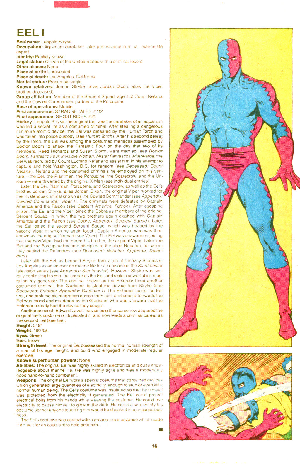 Read online The Official Handbook of the Marvel Universe Deluxe Edition comic -  Issue #17 - 18