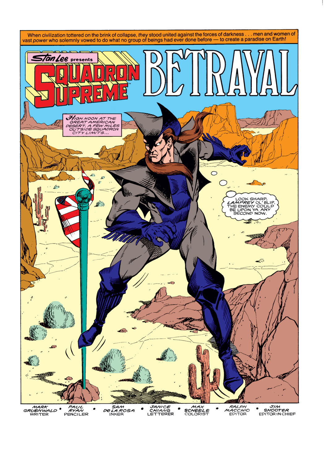 Read online Squadron Supreme (1985) comic -  Issue #11 - 2