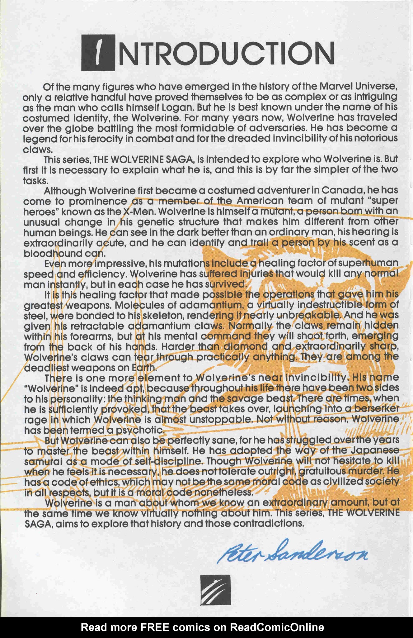 Read online Wolverine Saga comic -  Issue #1 - 6