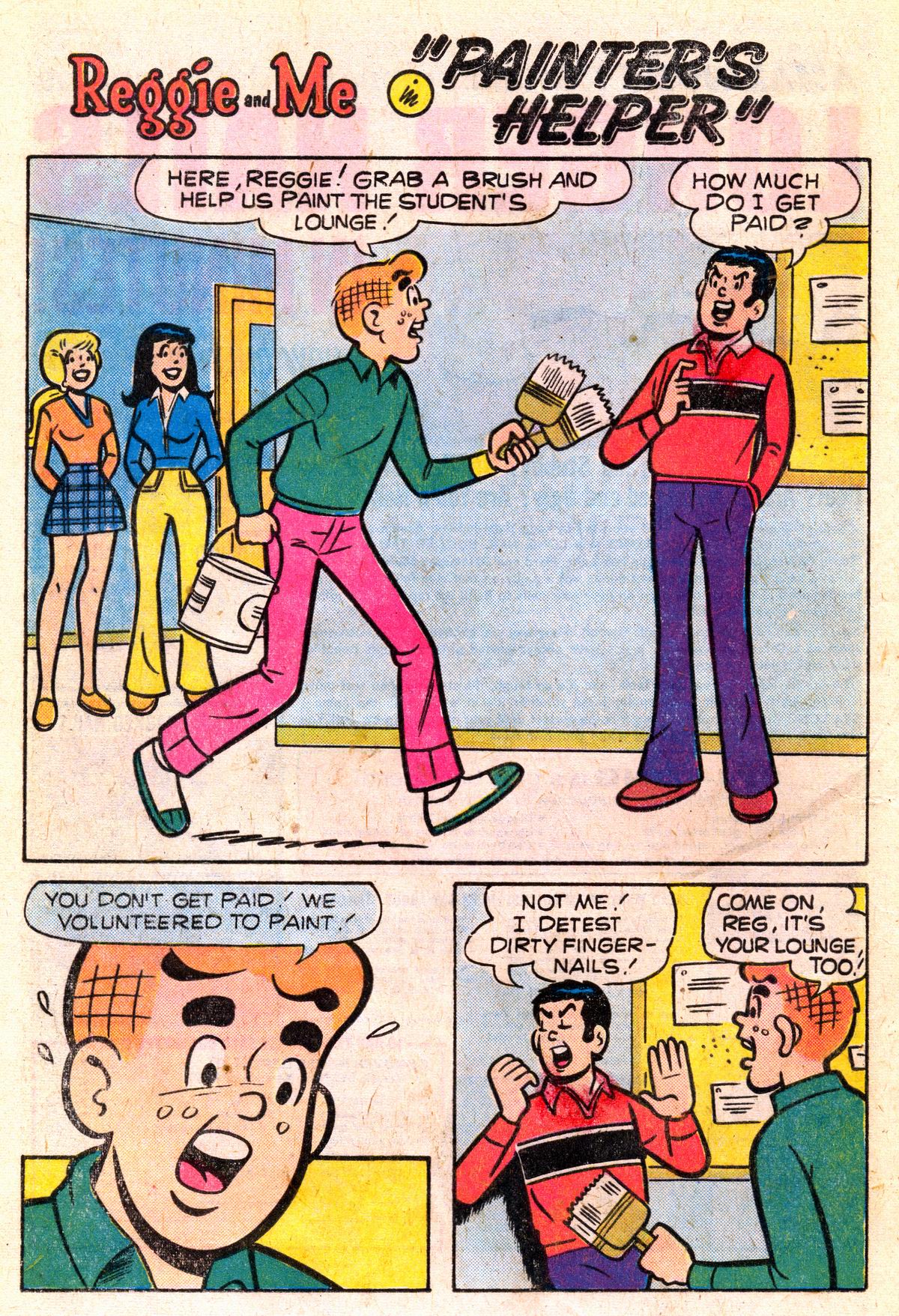 Read online Reggie and Me (1966) comic -  Issue #95 - 20