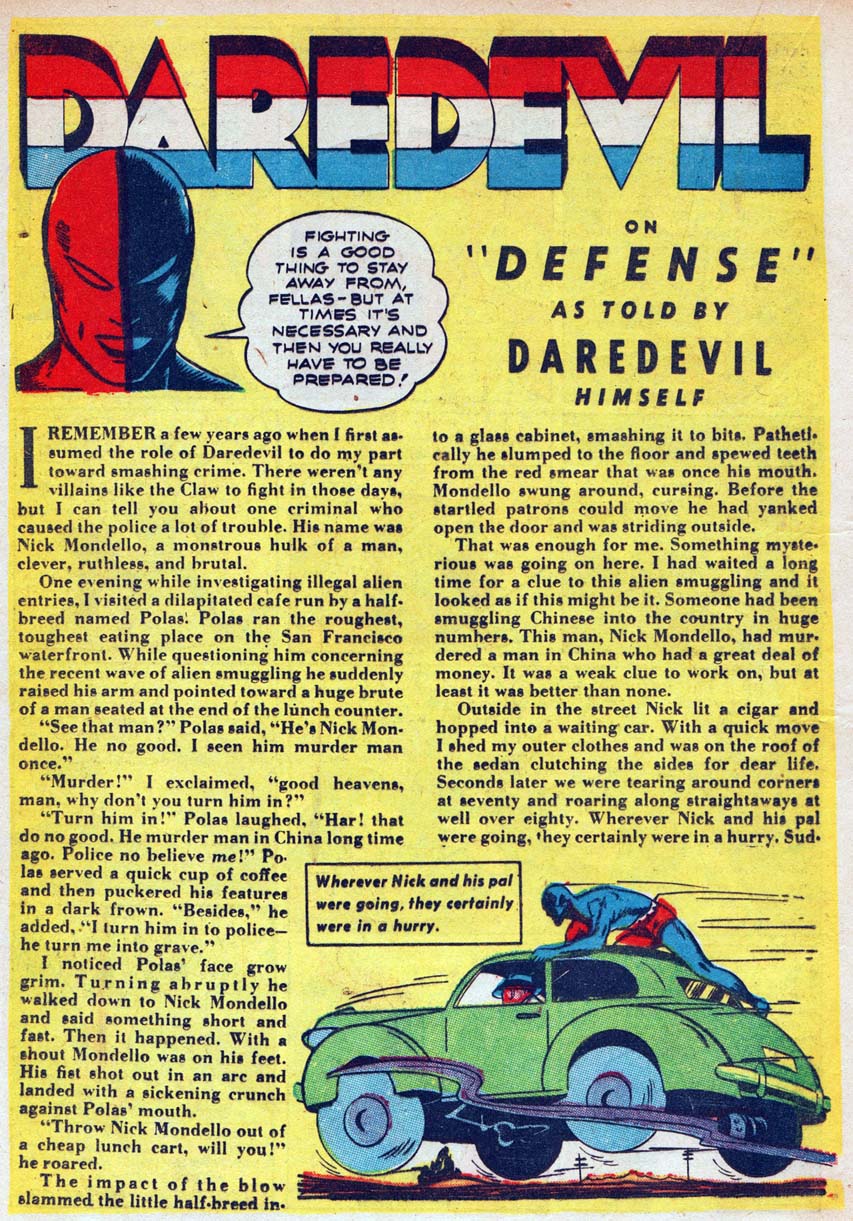 Read online Daredevil (1941) comic -  Issue #2 - 36