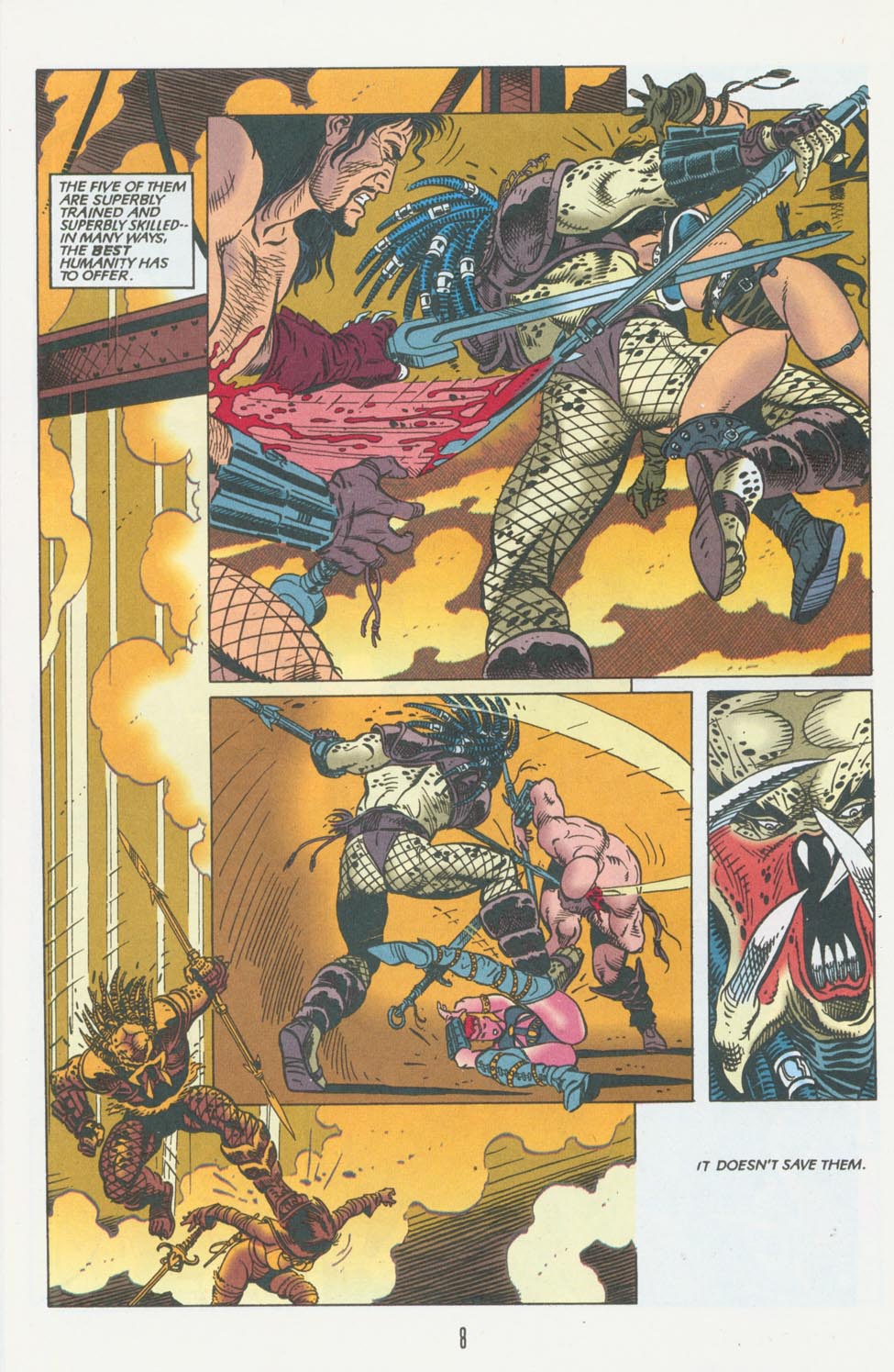 Read online Aliens/Predator: The Deadliest of the Species comic -  Issue #10 - 9