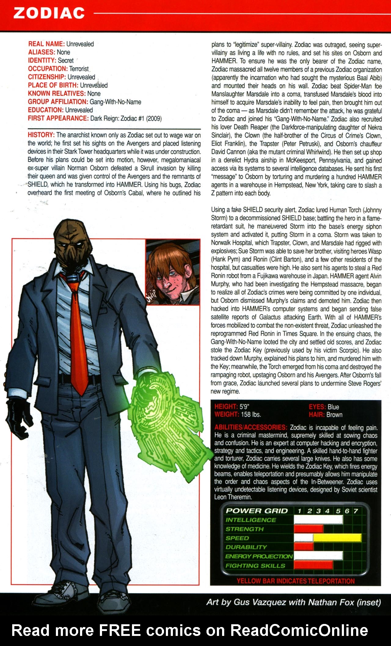 Read online Official Handbook of the Marvel Universe A To Z Update comic -  Issue #4 - 60