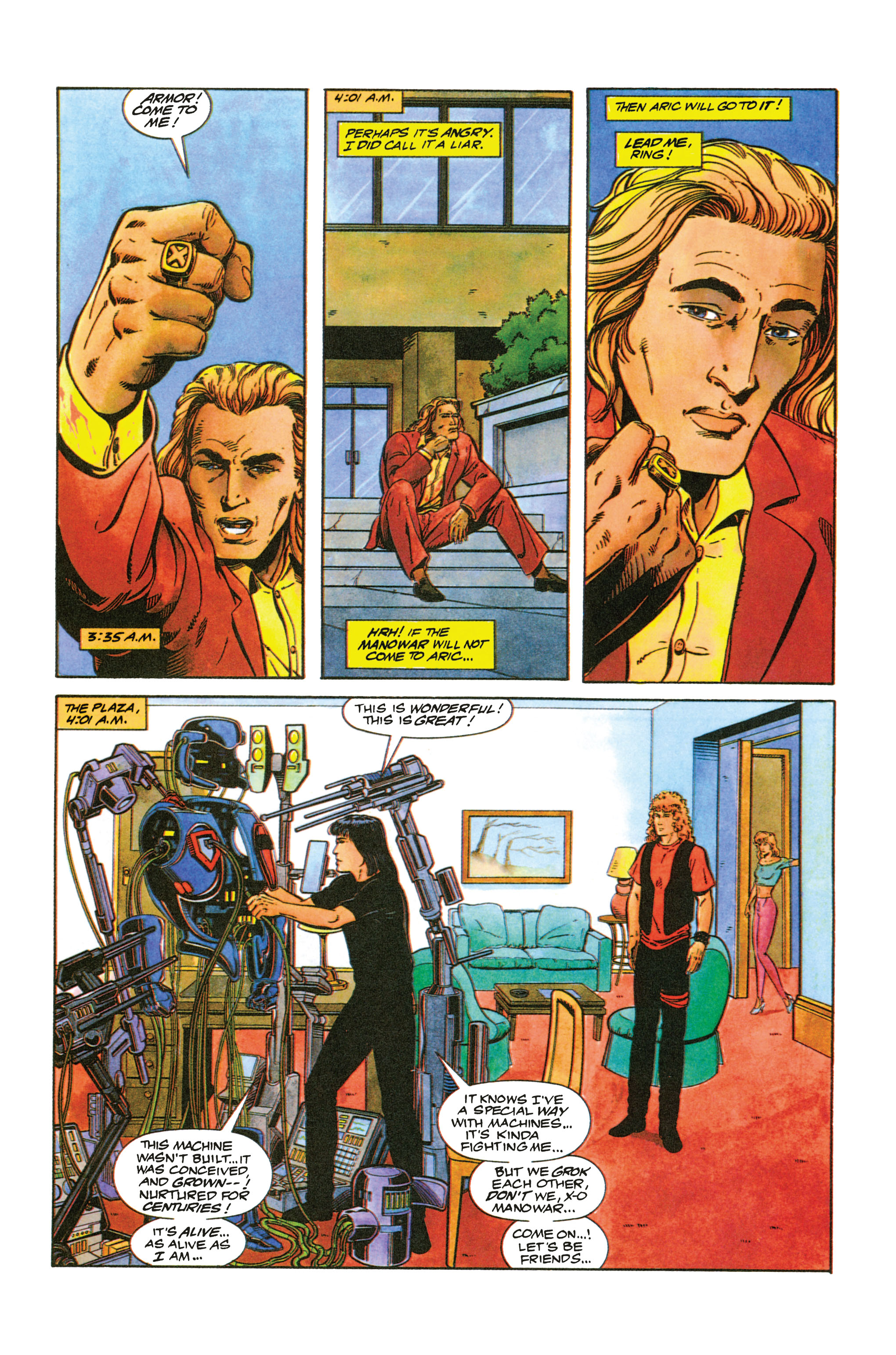 Read online Valiant Masters X-O Manowar: Into the Fire comic -  Issue # TPB (Part 2) - 48