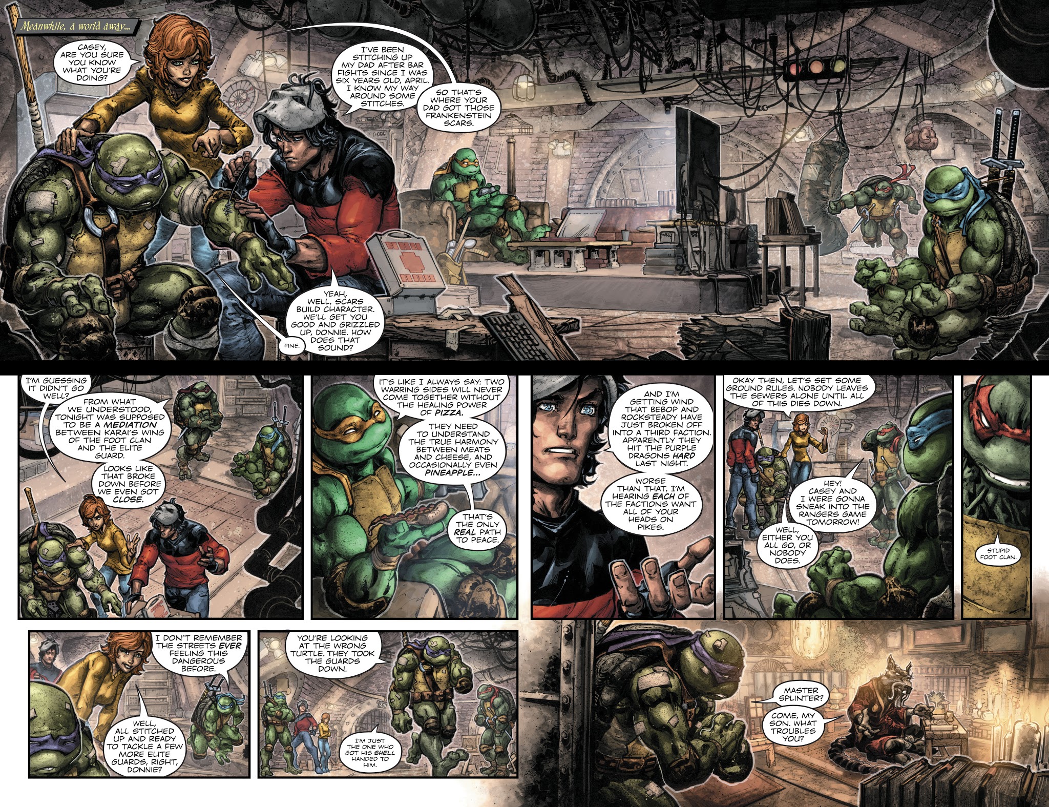 Read online Batman/Teenage Mutant Ninja Turtles II comic -  Issue #1 - 14