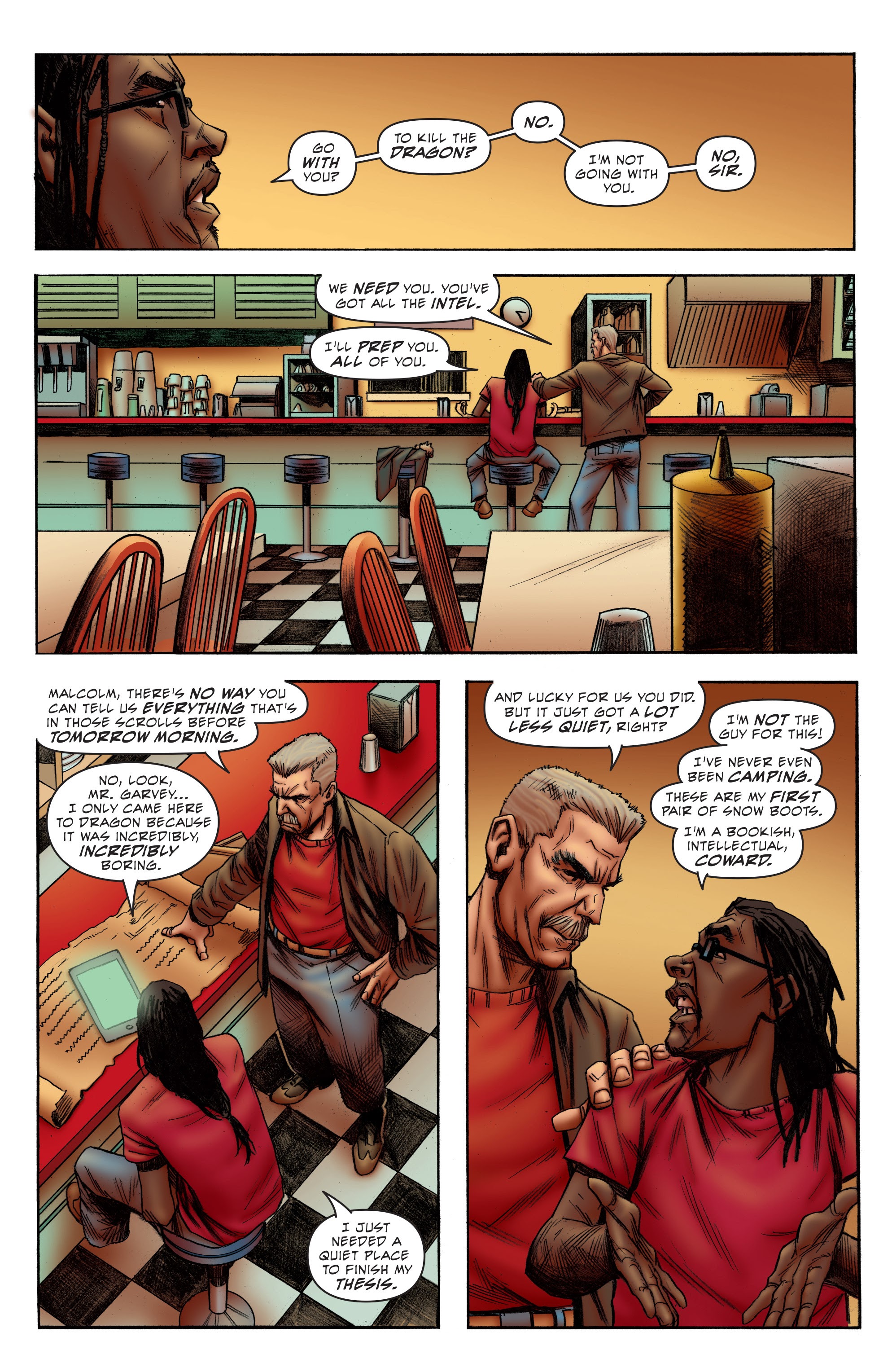 Read online A Town Called Dragon comic -  Issue #4 - 19