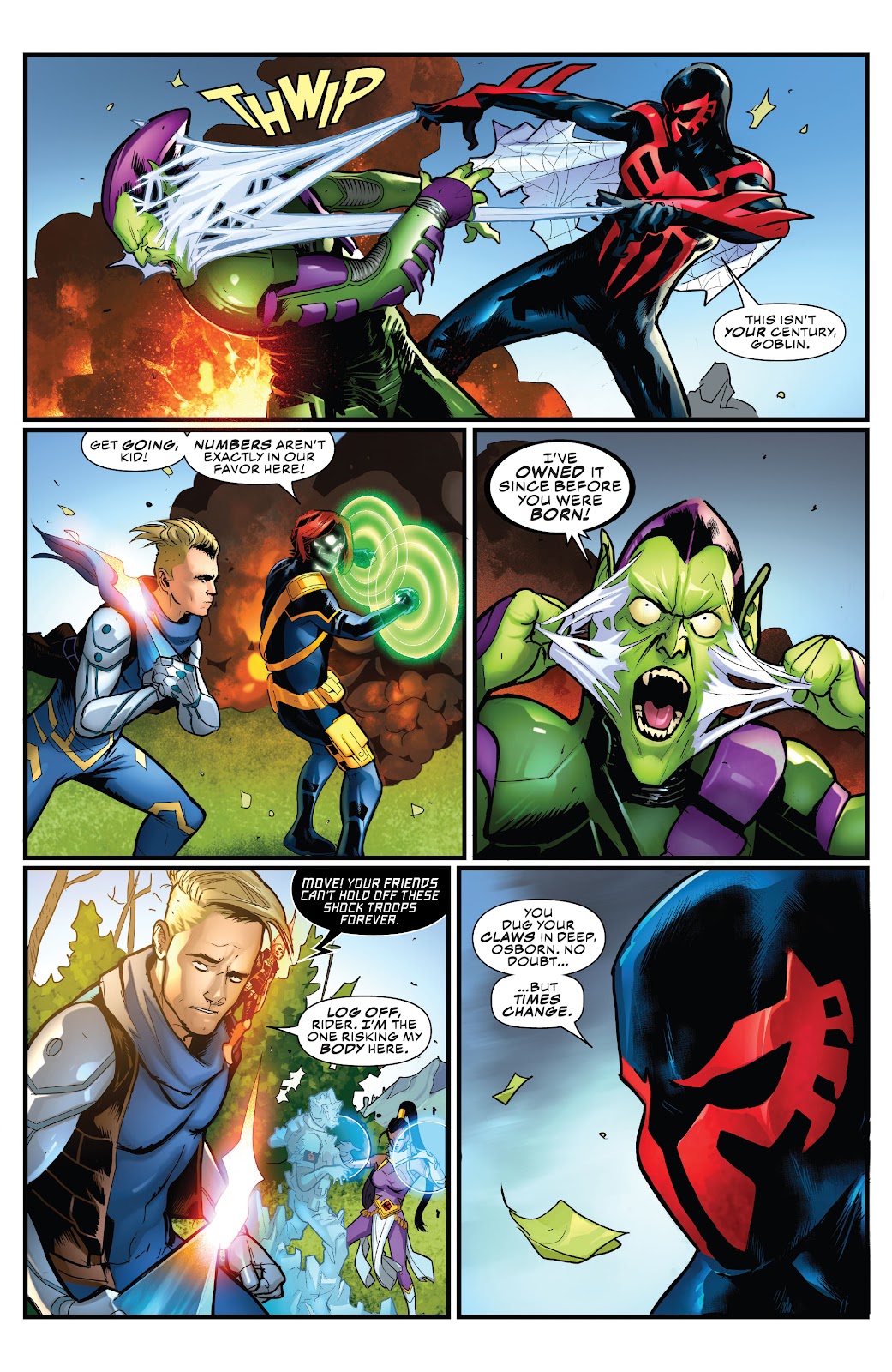 Spider-Man 2099: Exodus Alpha issue Omega - Page 9