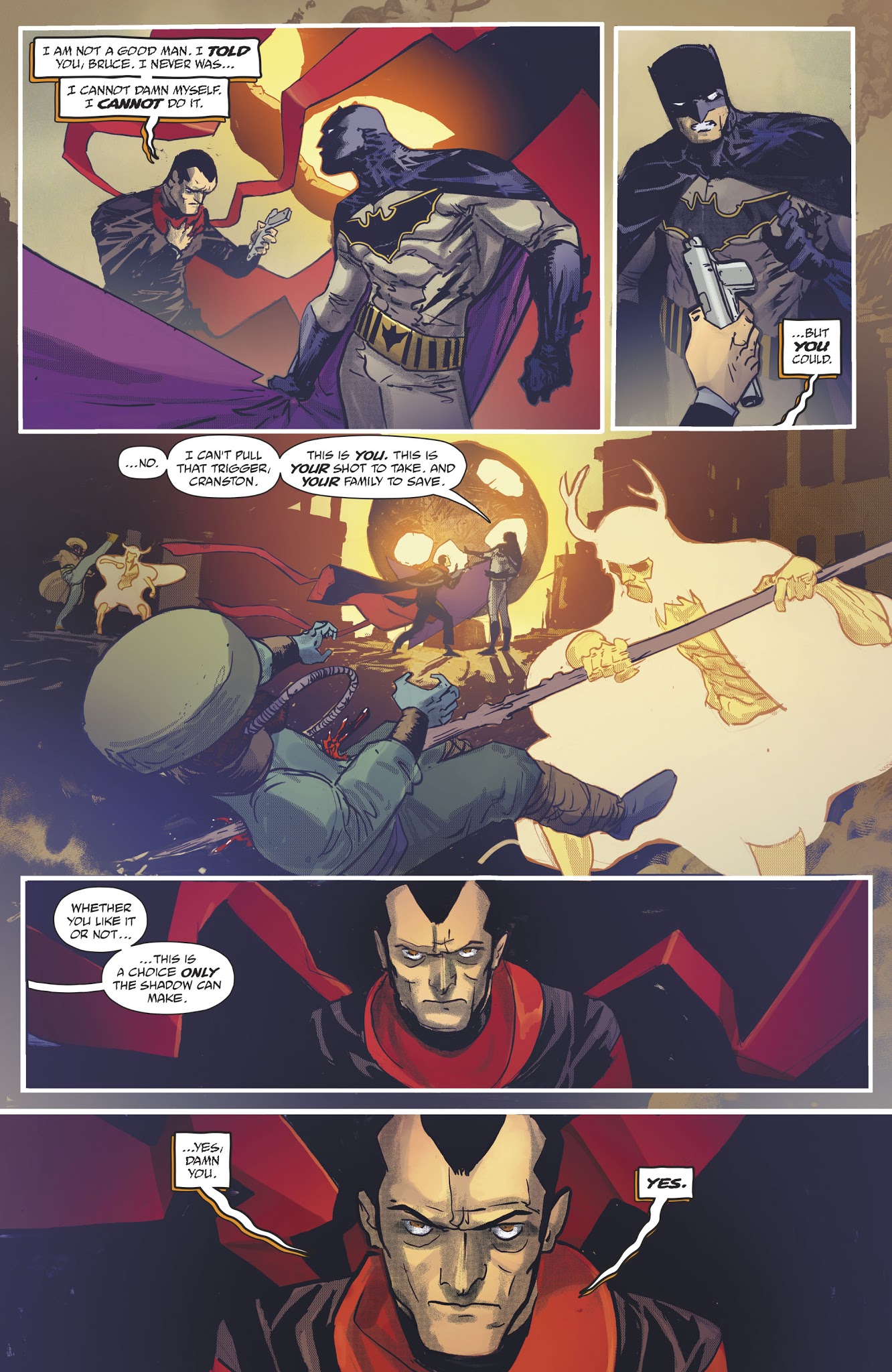 Read online Batman/Shadow comic -  Issue #6 - 16