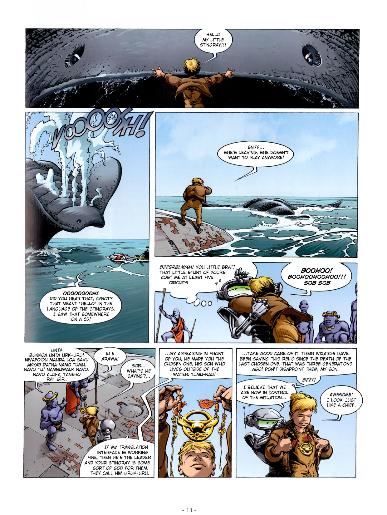 Read online Aquablue comic -  Issue #1 - 14