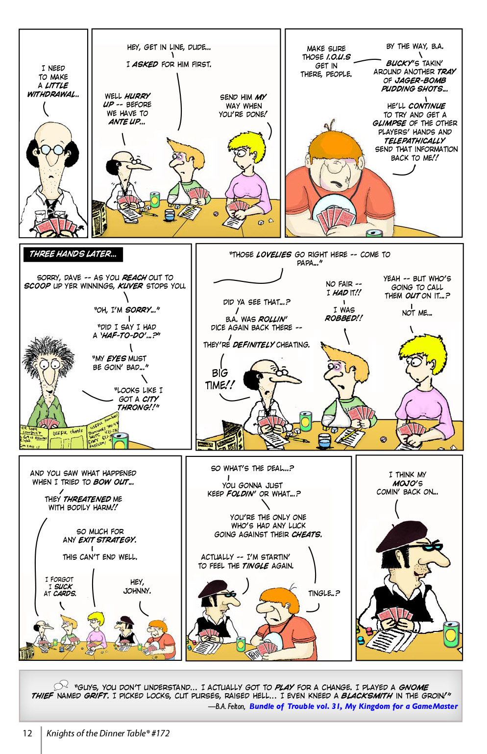 Read online Knights of the Dinner Table comic -  Issue #172 - 14