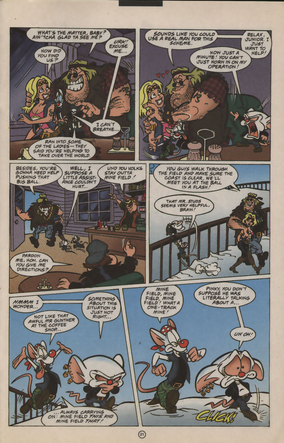 Read online Pinky and The Brain comic -  Issue #15 - 16