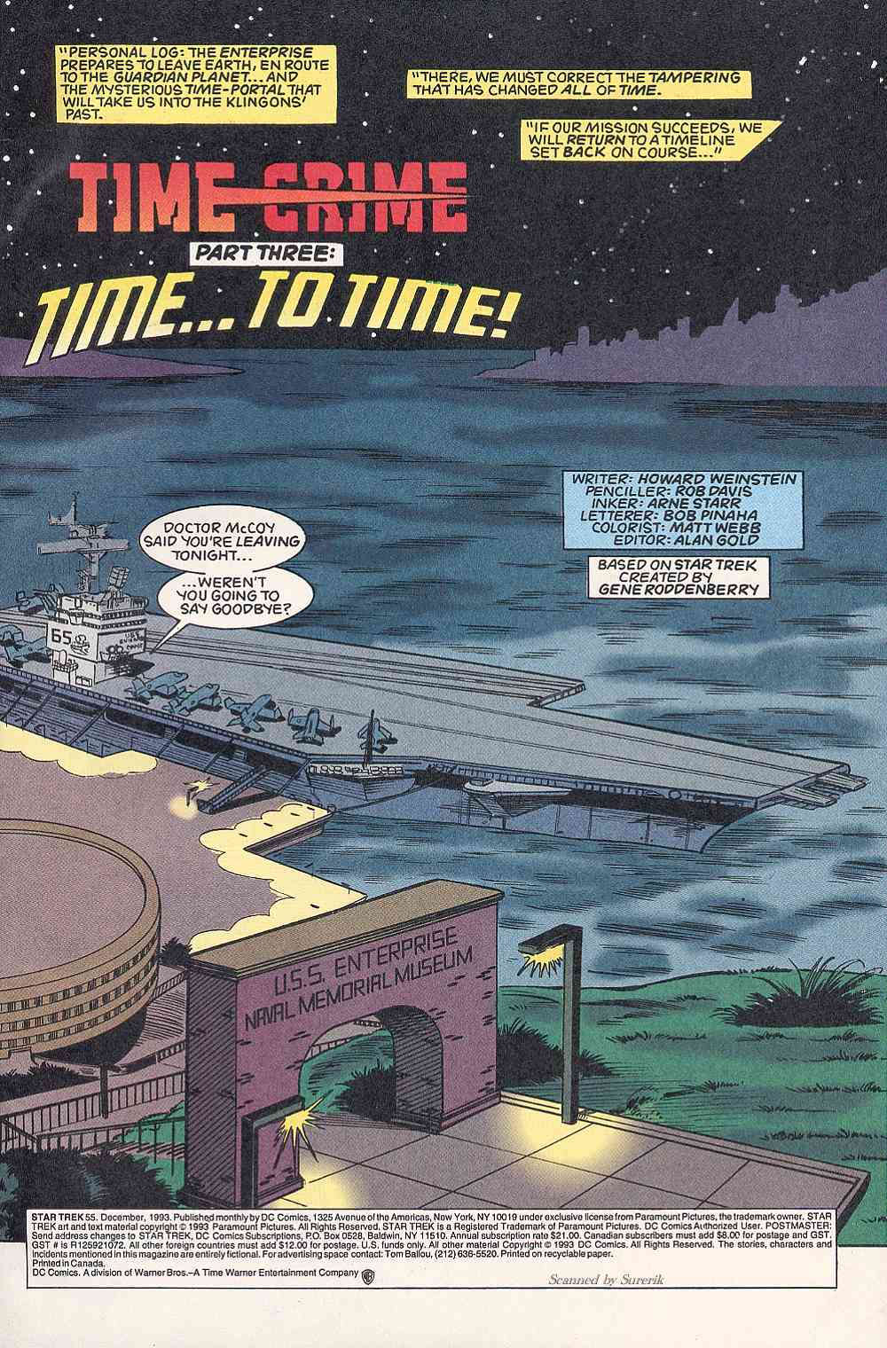 Read online Star Trek (1989) comic -  Issue #55 - 2