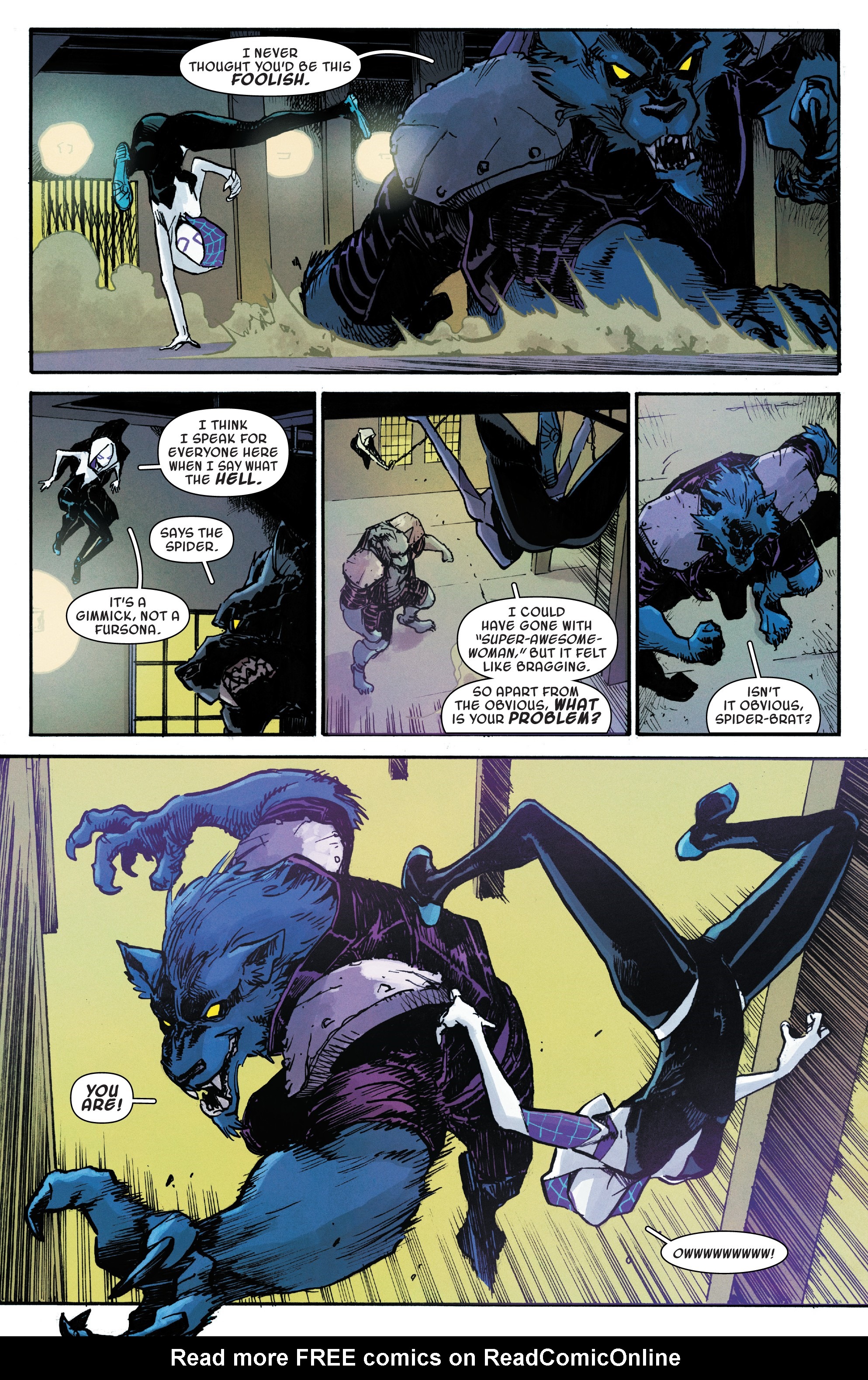Read online Spider-Gwen: Ghost-Spider comic -  Issue #9 - 18