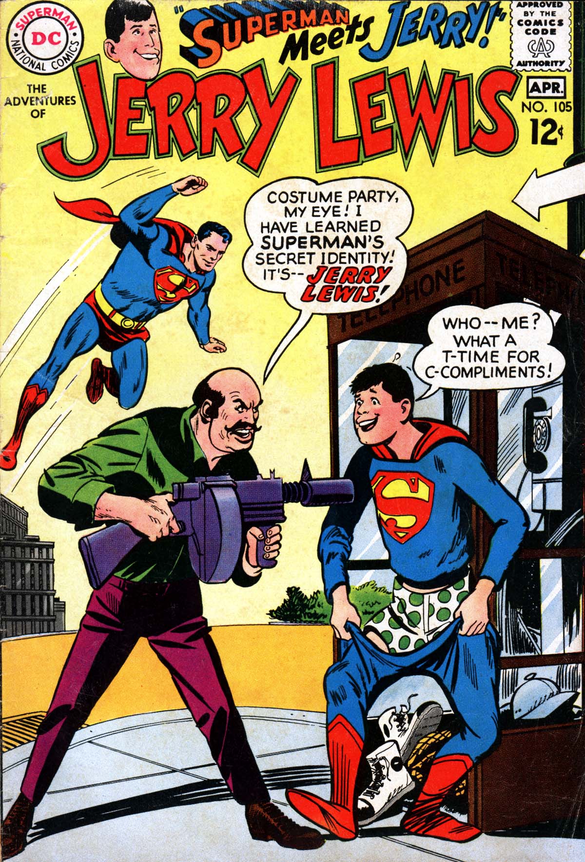 Read online The Adventures of Jerry Lewis comic -  Issue #105 - 1