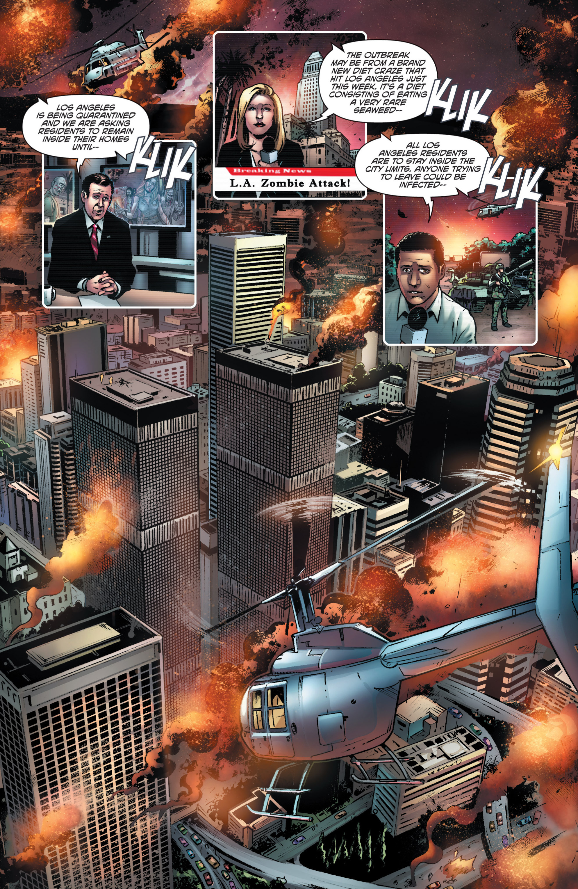 Read online Hollywood Zombie Apocalypse comic -  Issue #2 - 4