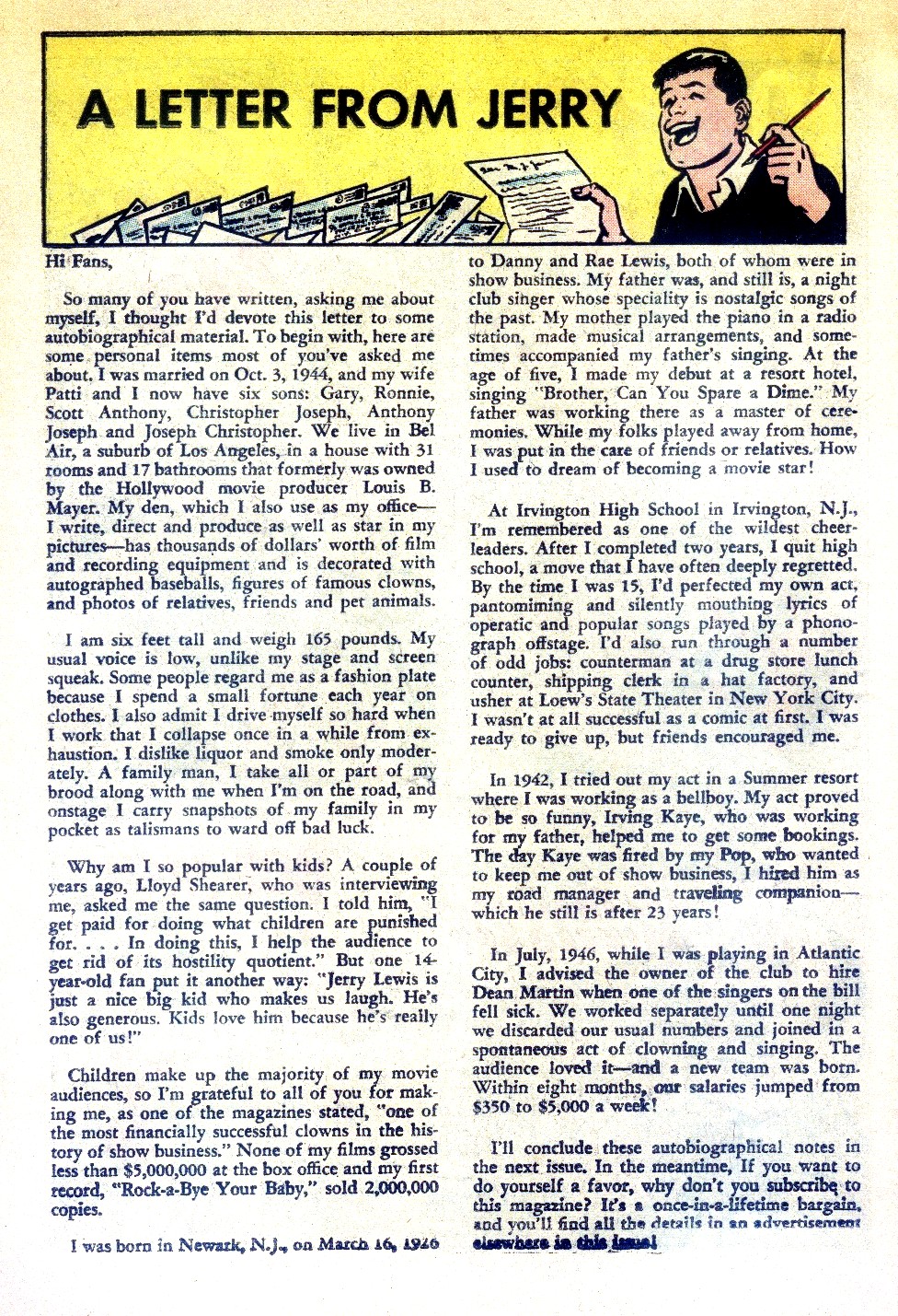 Read online The Adventures of Jerry Lewis comic -  Issue #88 - 22
