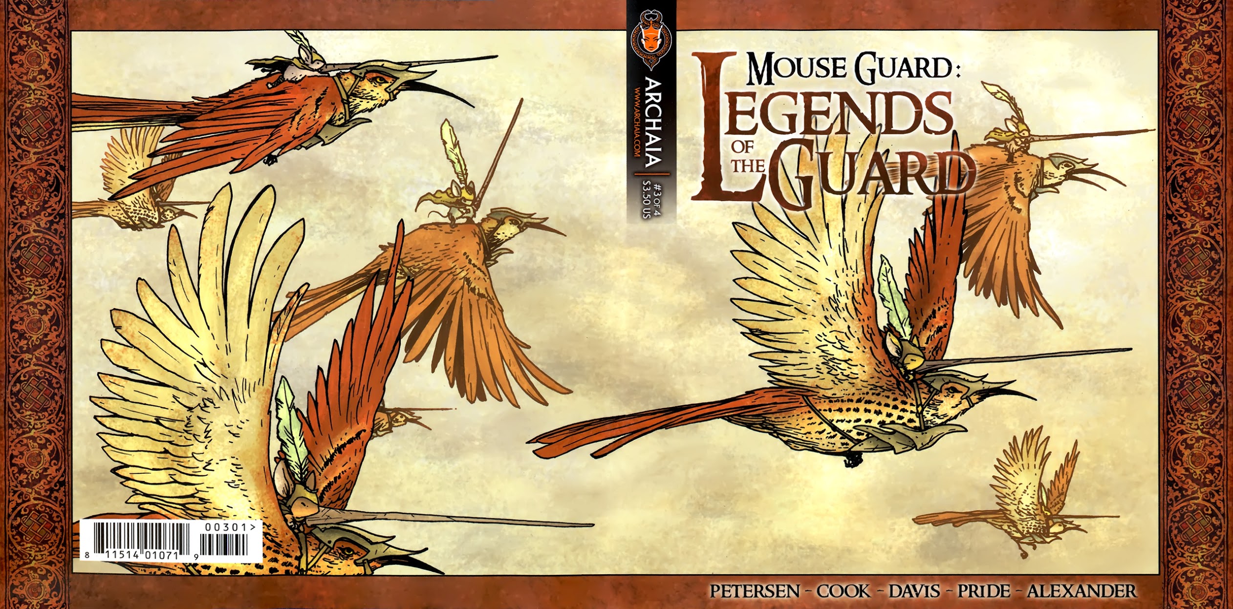 Read online Mouse Guard: Legends of the Guard comic -  Issue #3 - 1
