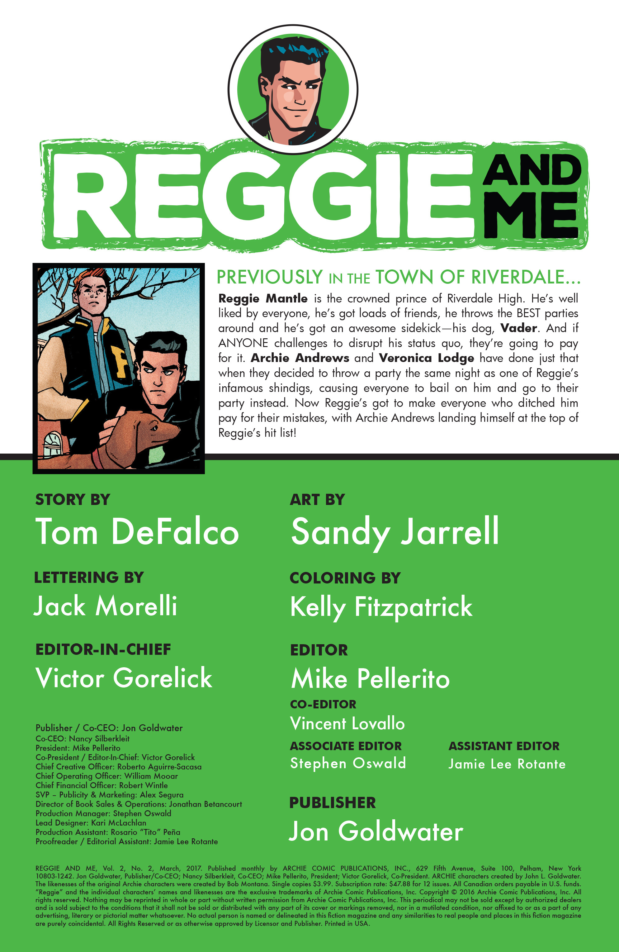 Read online Reggie and Me comic -  Issue #2 - 2