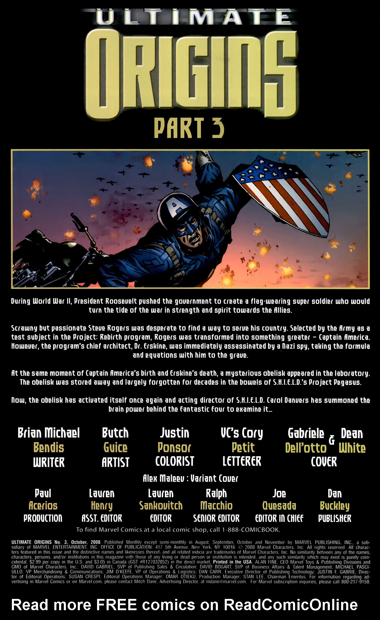 Read online Ultimate Origins comic -  Issue #3 - 2