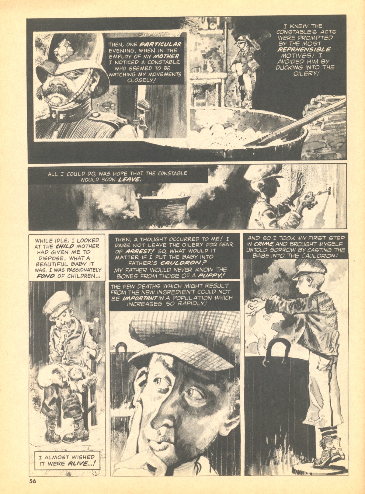 Read online Creepy (1964) comic -  Issue #67 - 56