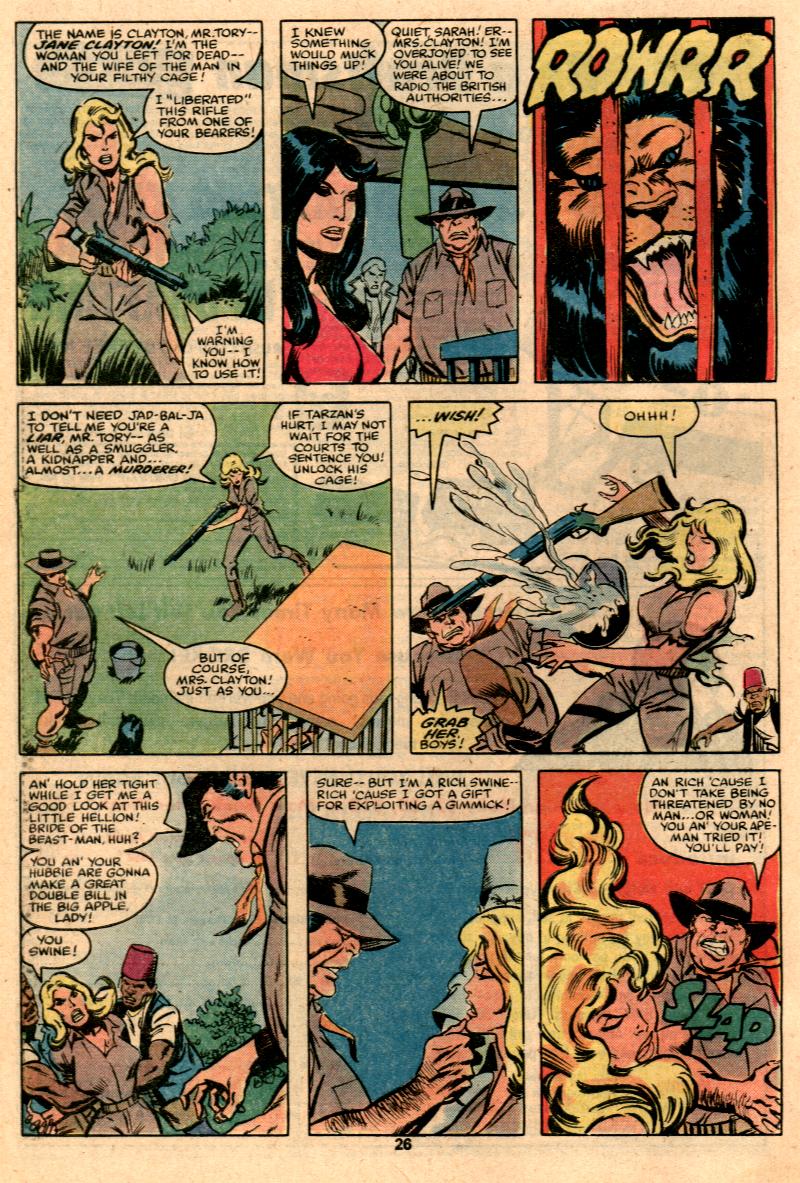 Read online Tarzan (1977) comic -  Issue #25 - 15