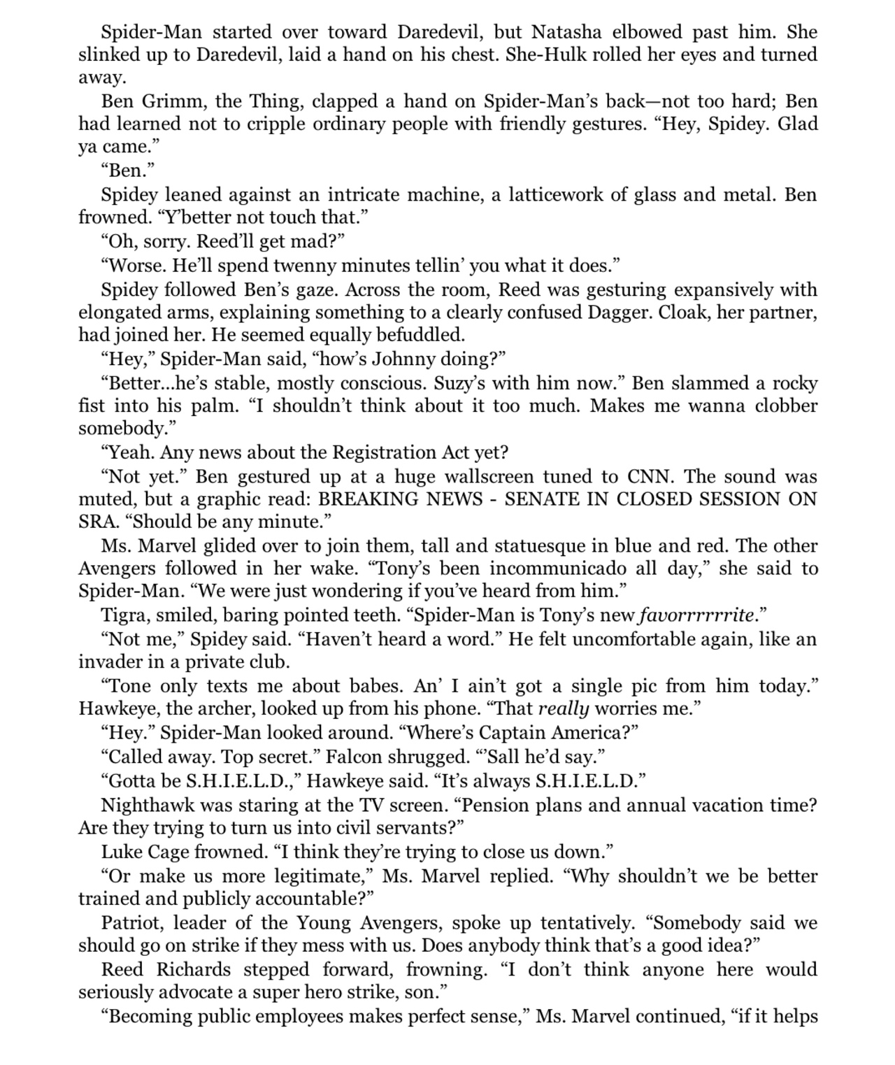 Read online Civil War Prose Novel comic -  Issue # TPB (Part 1) - 47