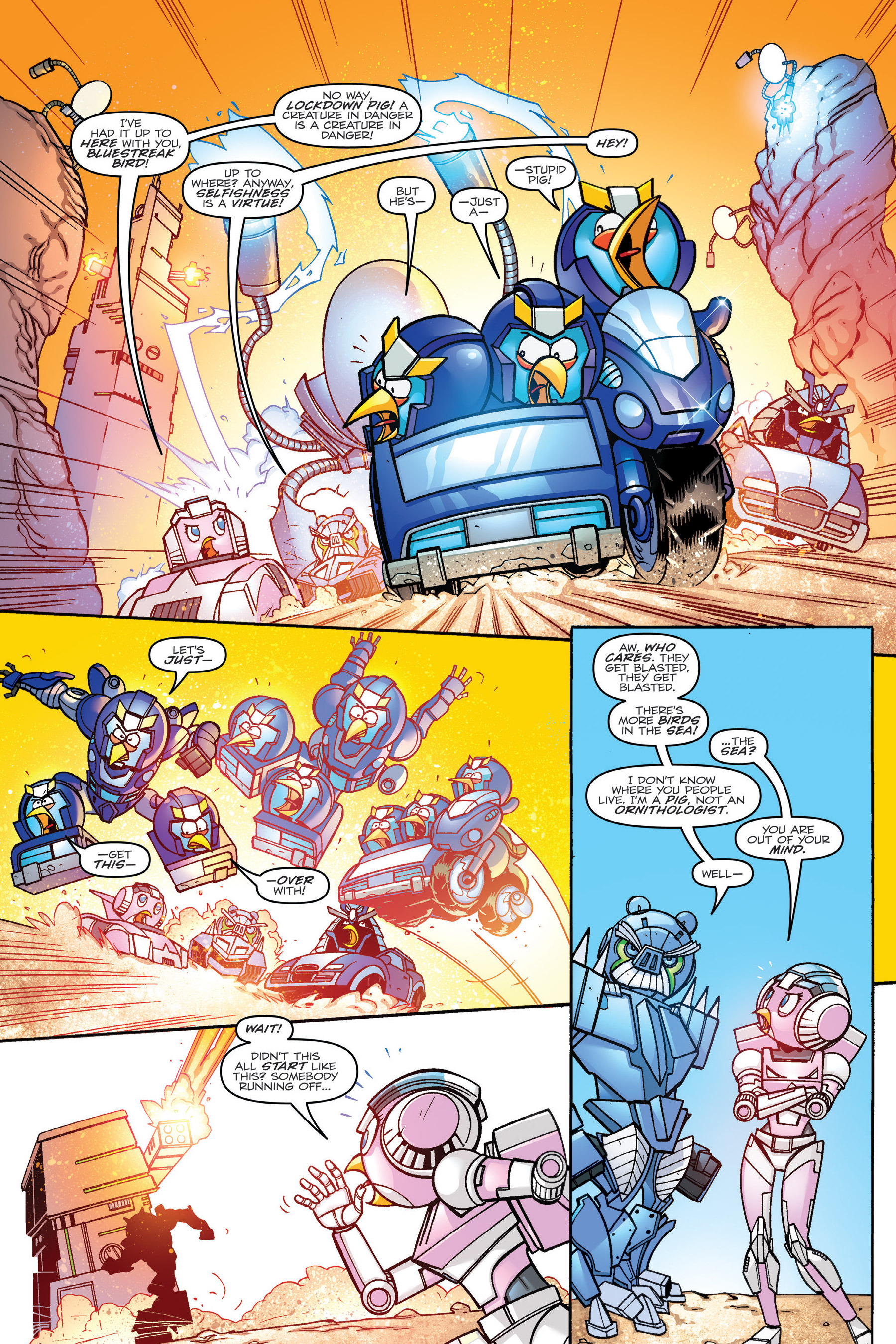 Read online Angry Birds Transformers: Age of Eggstinction comic -  Issue # Full - 55