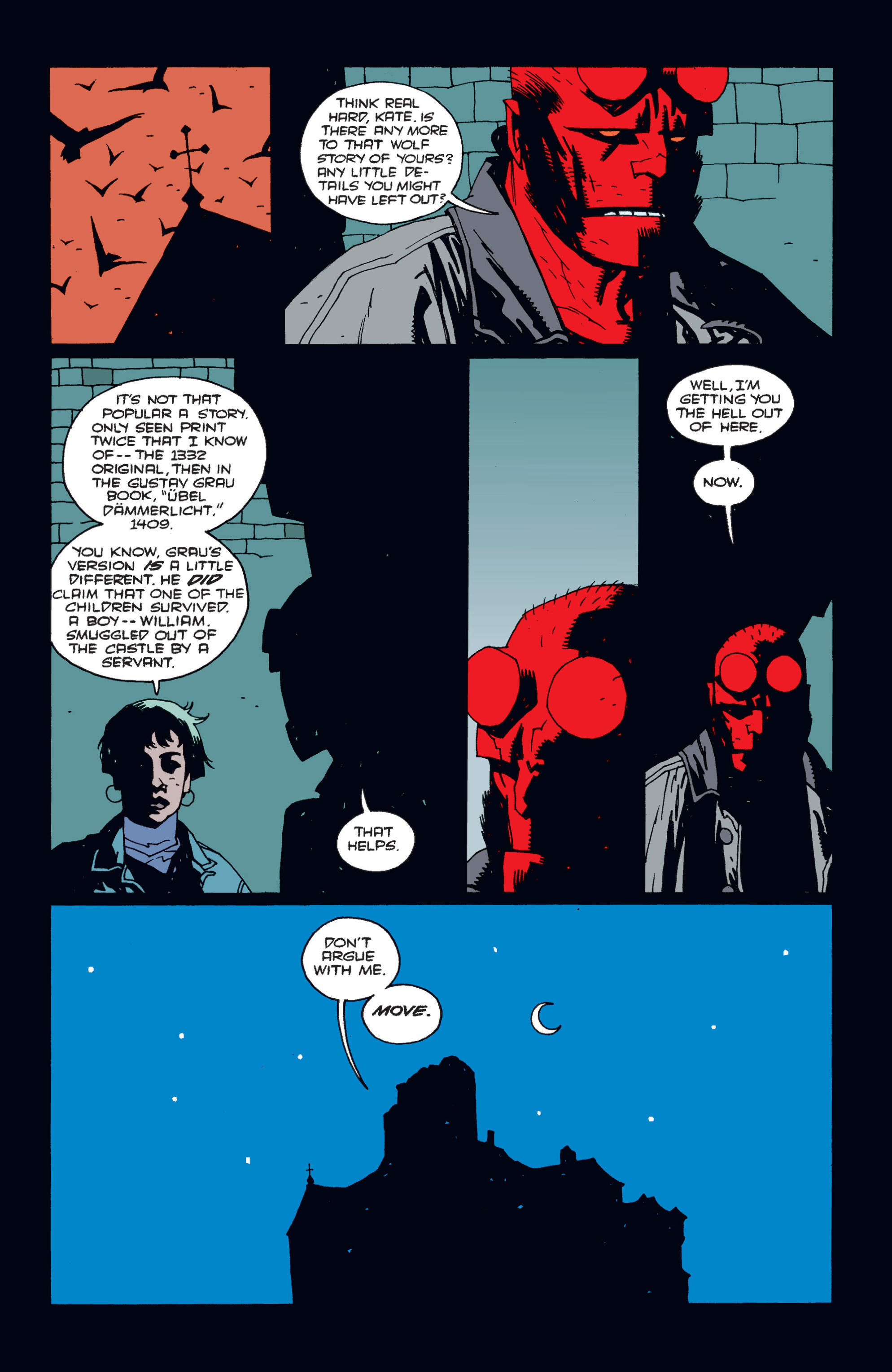 Read online Hellboy comic -  Issue #3 - 100
