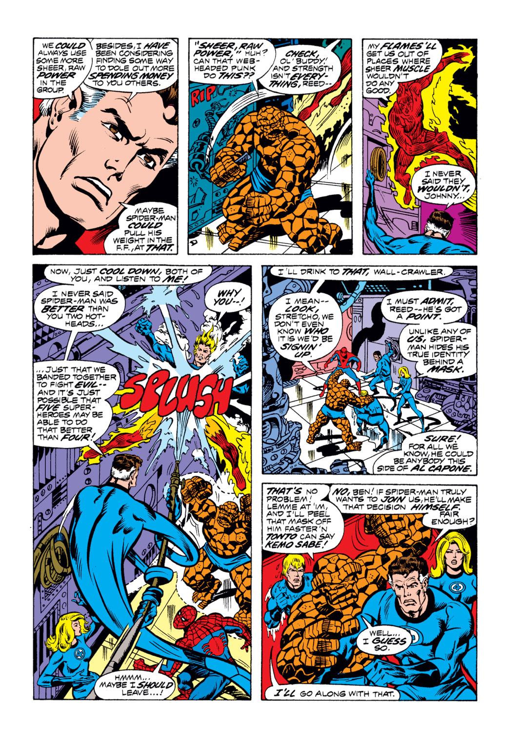 Read online What If? (1977) comic -  Issue #1 - Spider-Man joined the Fantastic Four - 11
