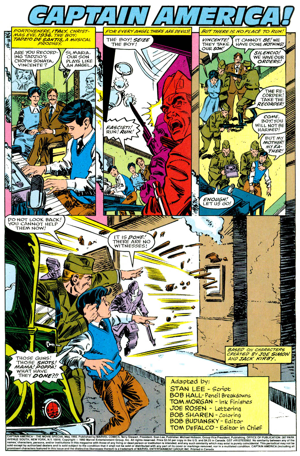 Read online Captain America: The Movie comic -  Issue # Full - 2