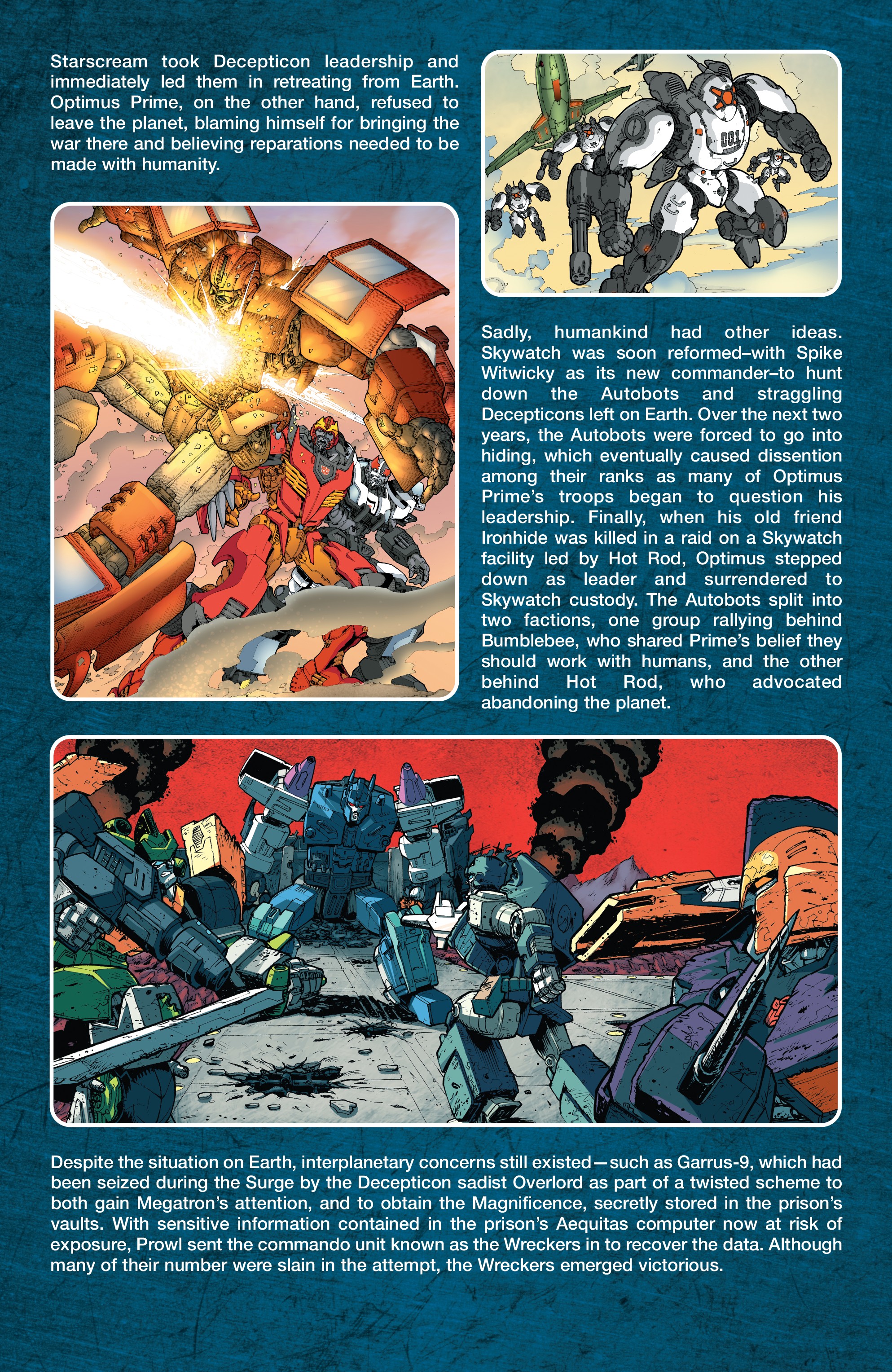 Read online Transformers: Historia comic -  Issue # Full - 22