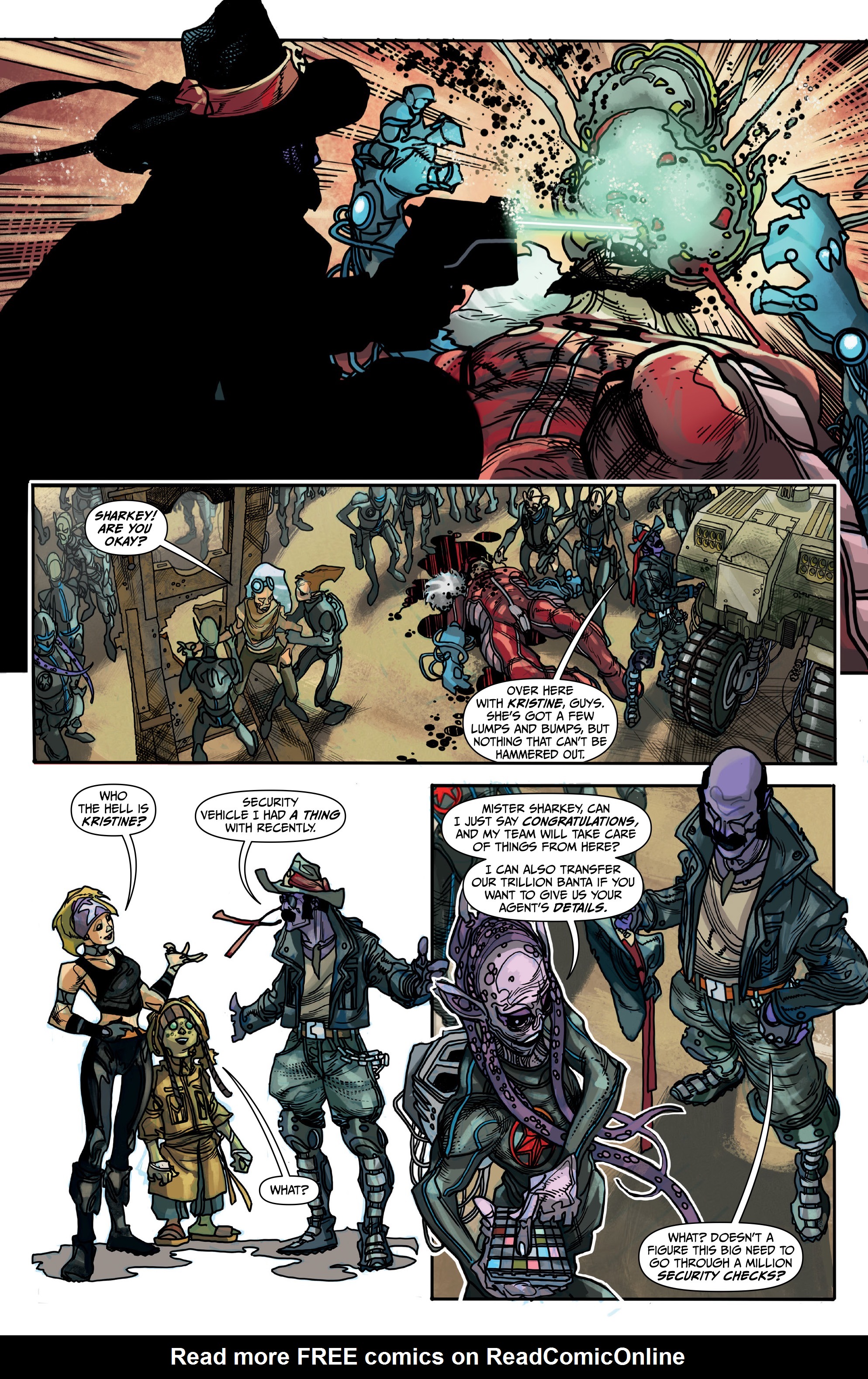 Read online Sharkey the Bounty Hunter comic -  Issue # _TPB (Part 2) - 40