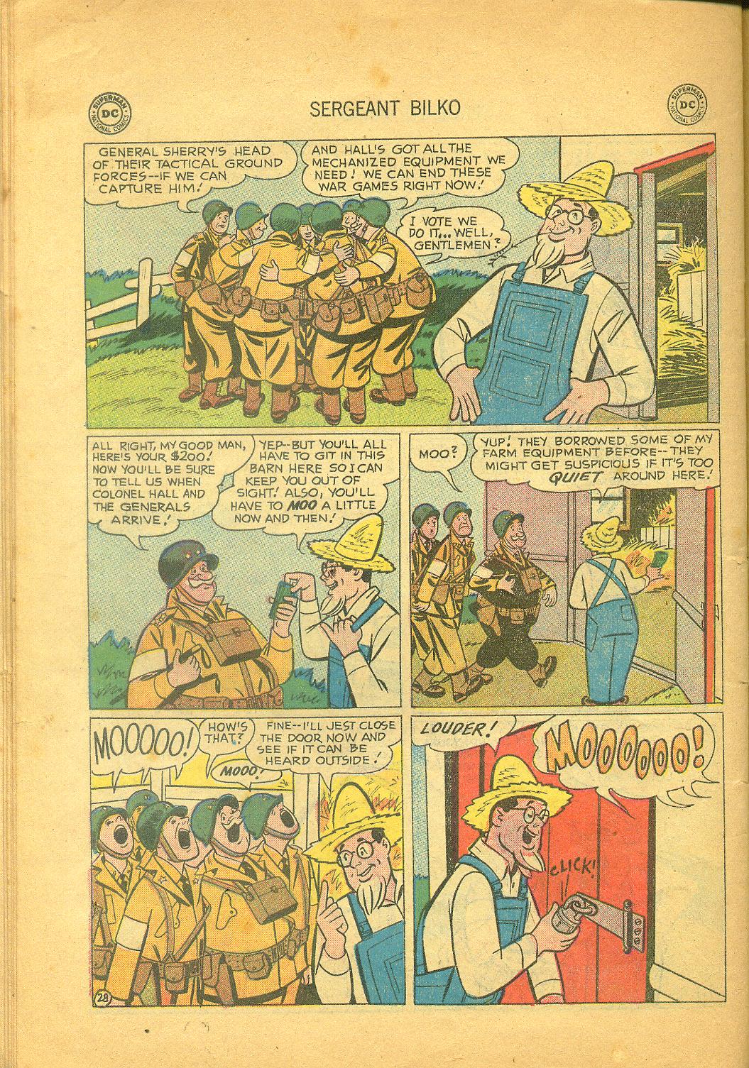 Read online Sergeant Bilko comic -  Issue #1 - 30