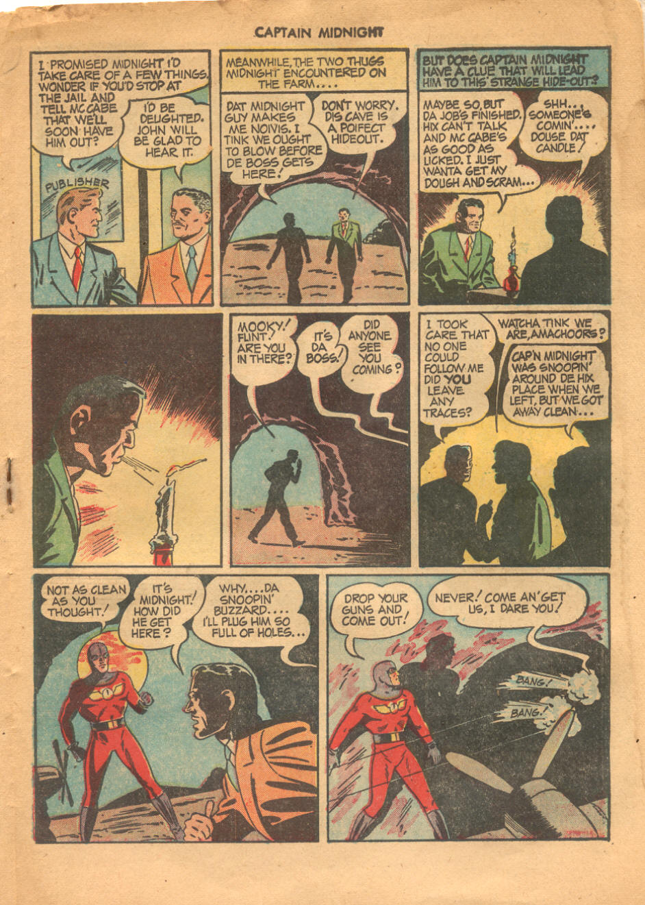Read online Captain Midnight (1942) comic -  Issue #23 - 19