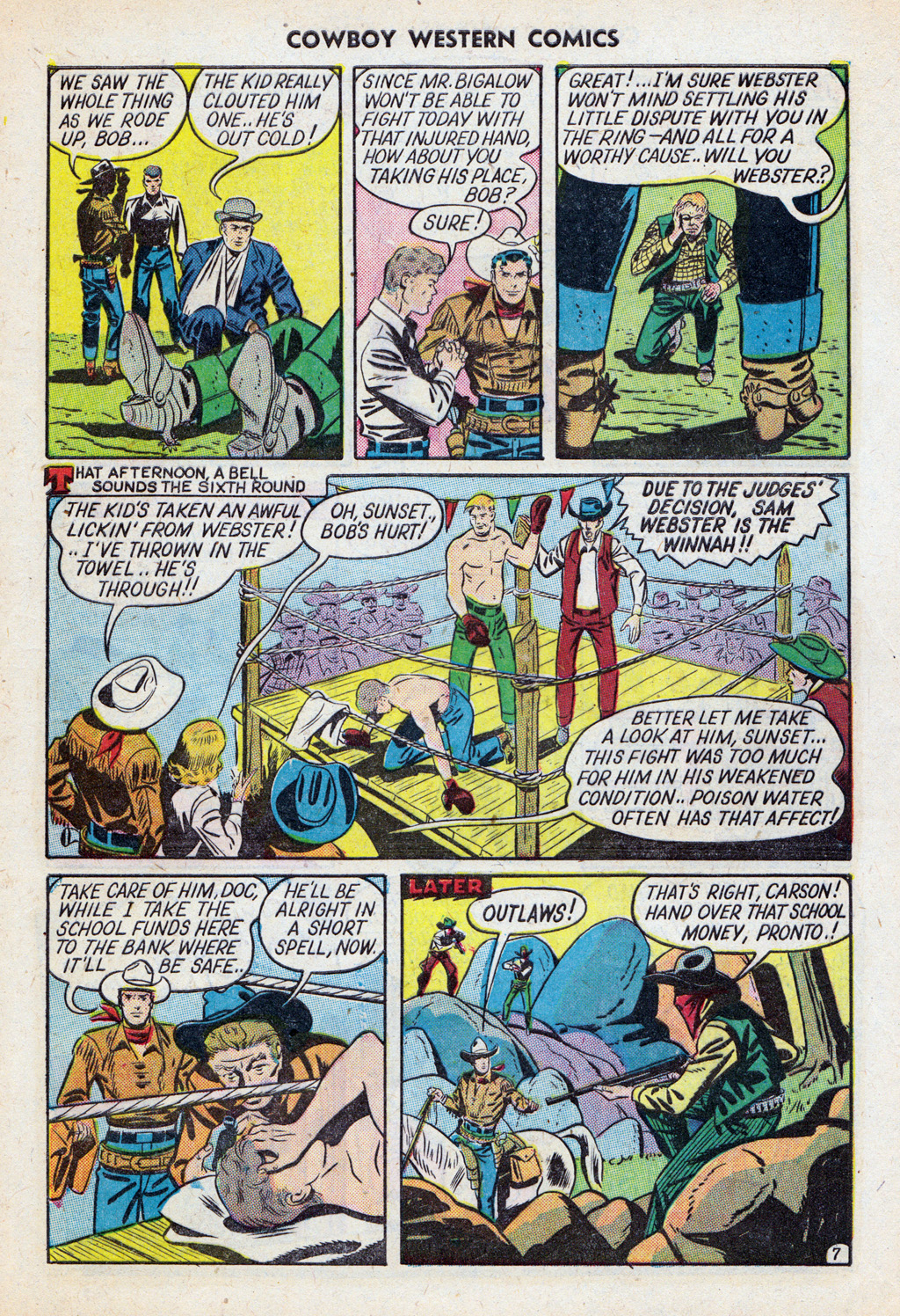 Read online Cowboy Western Comics (1948) comic -  Issue #27 - 9