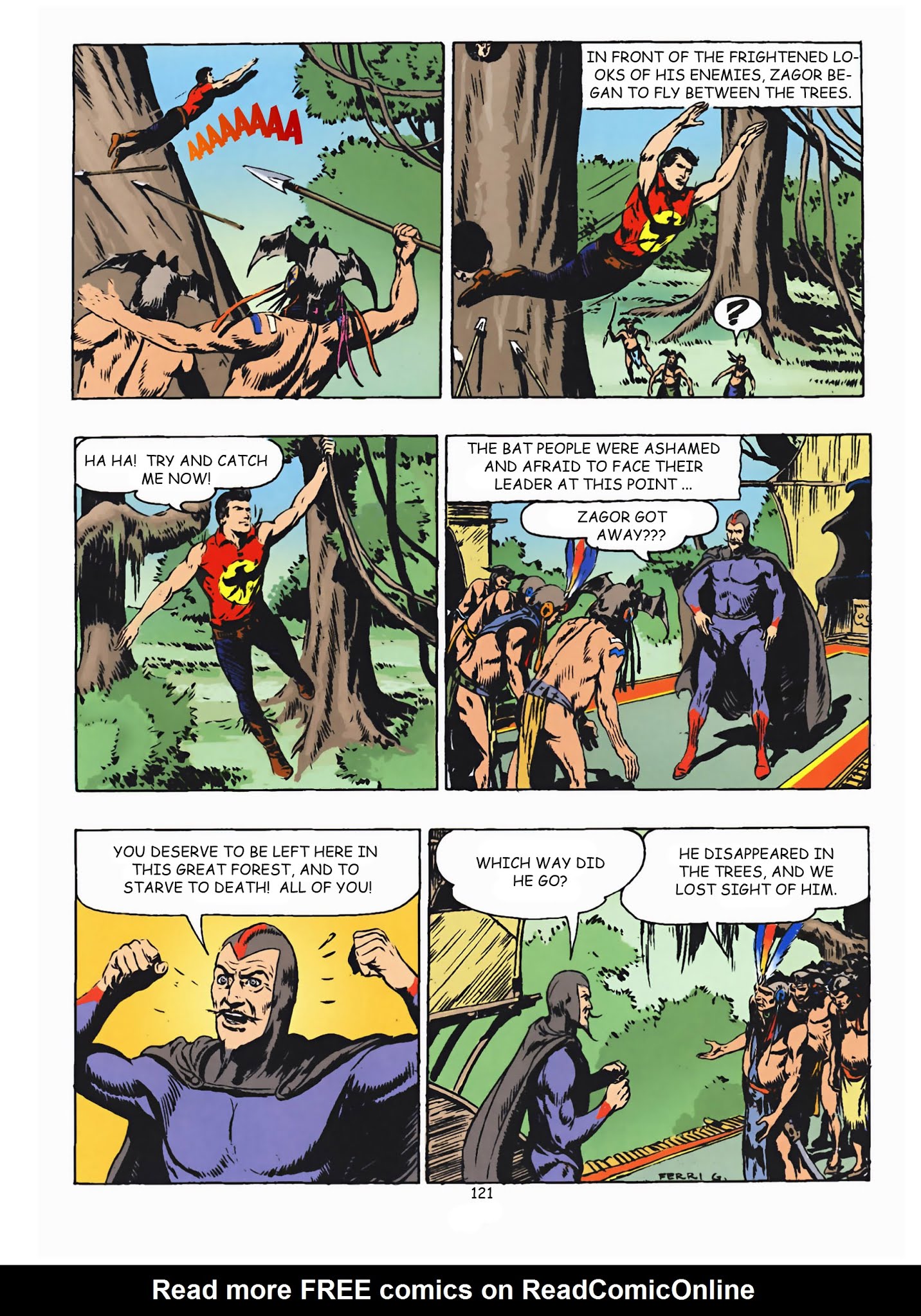 Read online Zenith gigante - Zagor gigante comic -  Issue #2 - 122