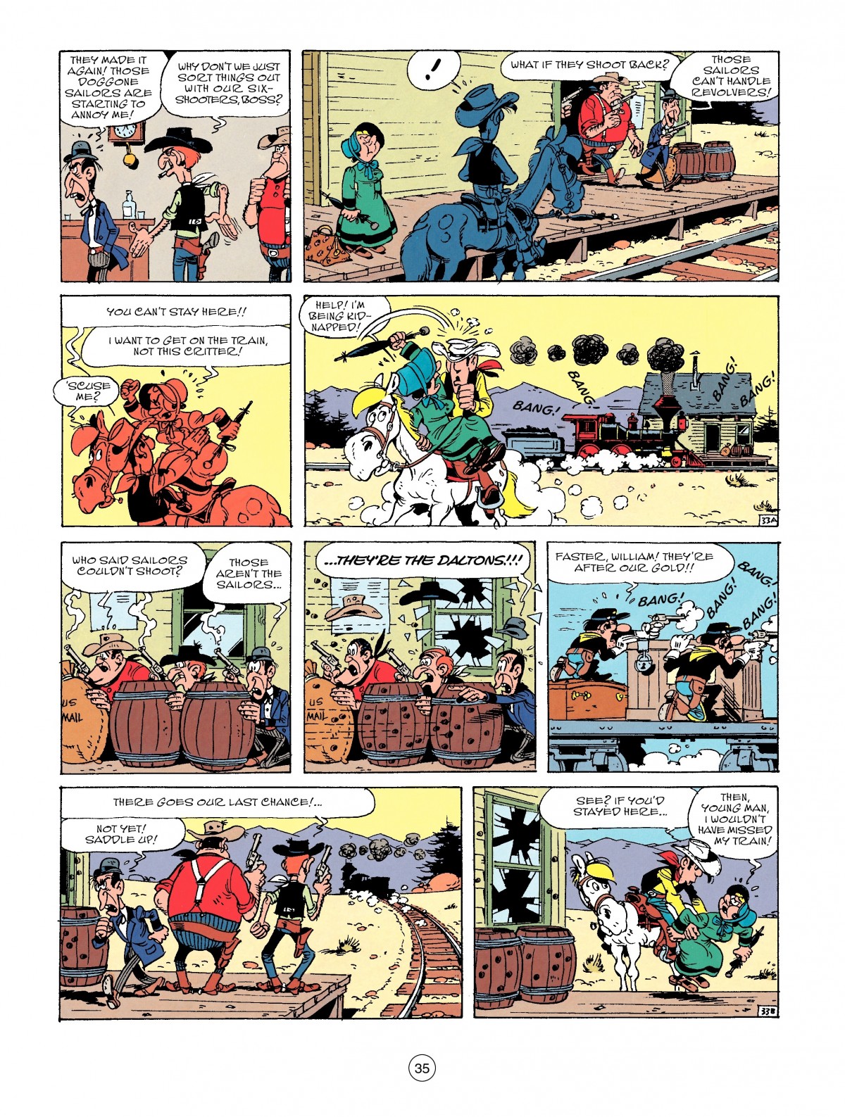 Read online A Lucky Luke Adventure comic -  Issue #53 - 35