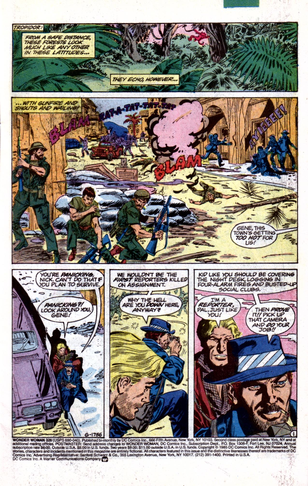 Read online Wonder Woman (1942) comic -  Issue #326 - 2