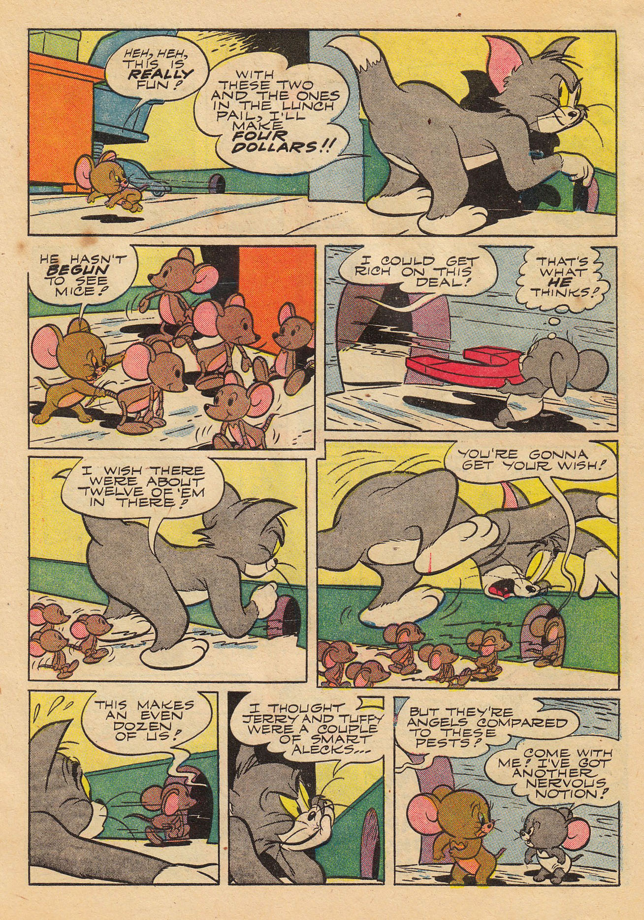 Read online Tom & Jerry Comics comic -  Issue #130 - 7