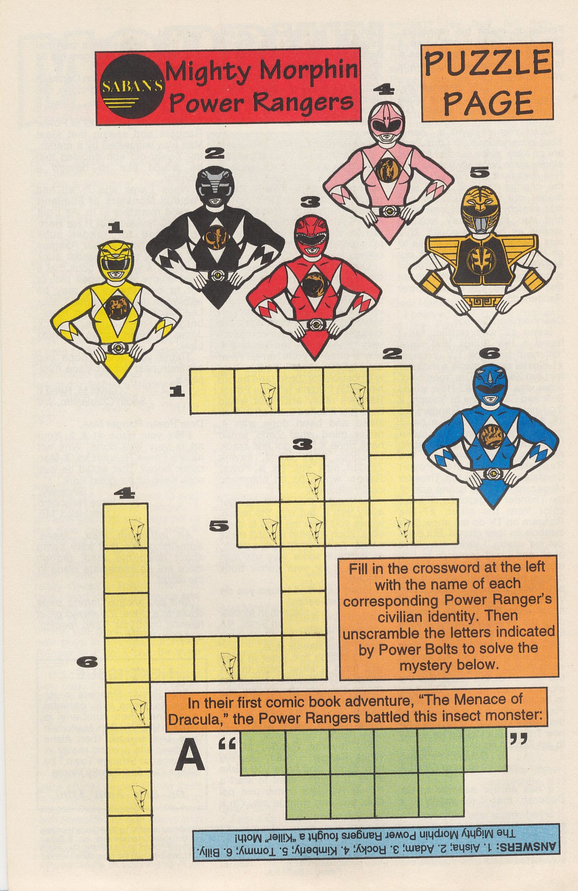 Read online Saban's Mighty Morphin Power Rangers (1994) comic -  Issue #4 - 34