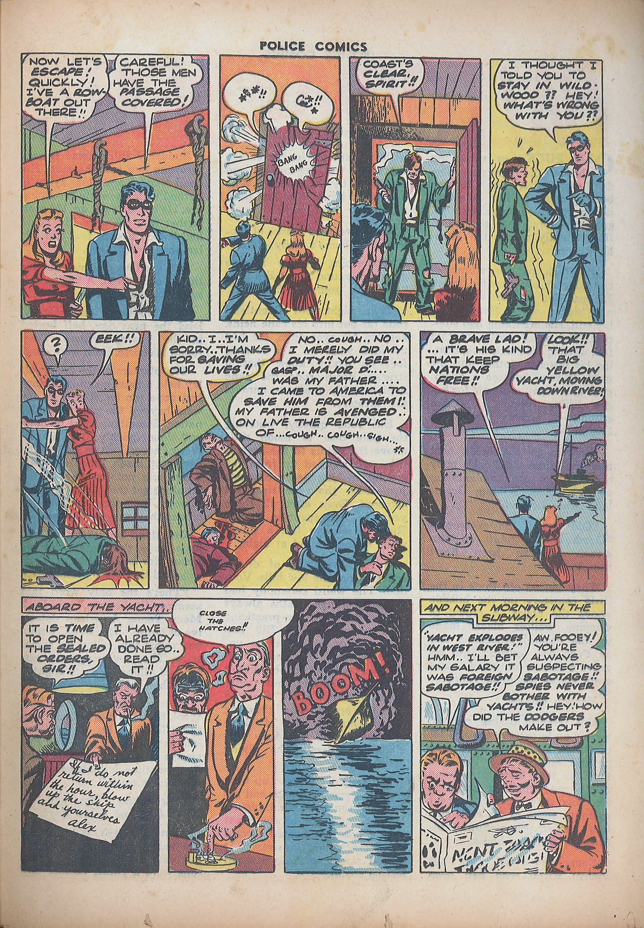Read online Police Comics comic -  Issue #34 - 37