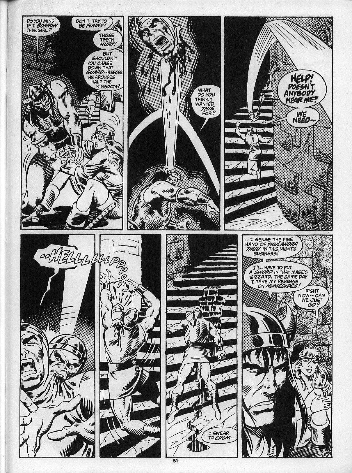 Read online The Savage Sword Of Conan comic -  Issue #201 - 53