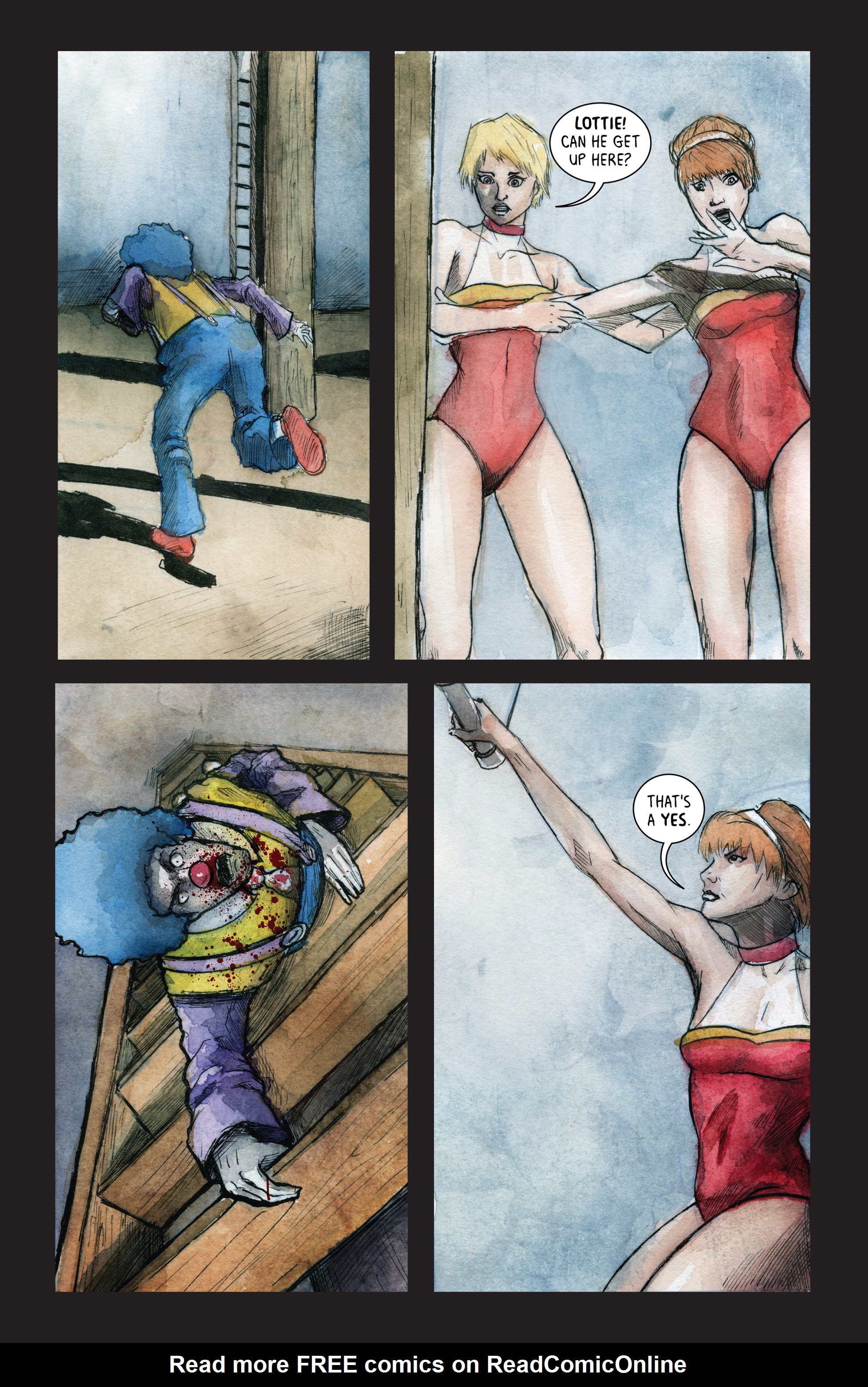 Read online Made Up: Zombie Clown Circus comic -  Issue # Full - 16