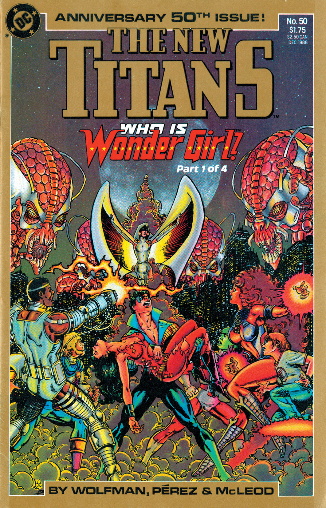 Read online The New Titans (1988) comic -  Issue #50 - 1