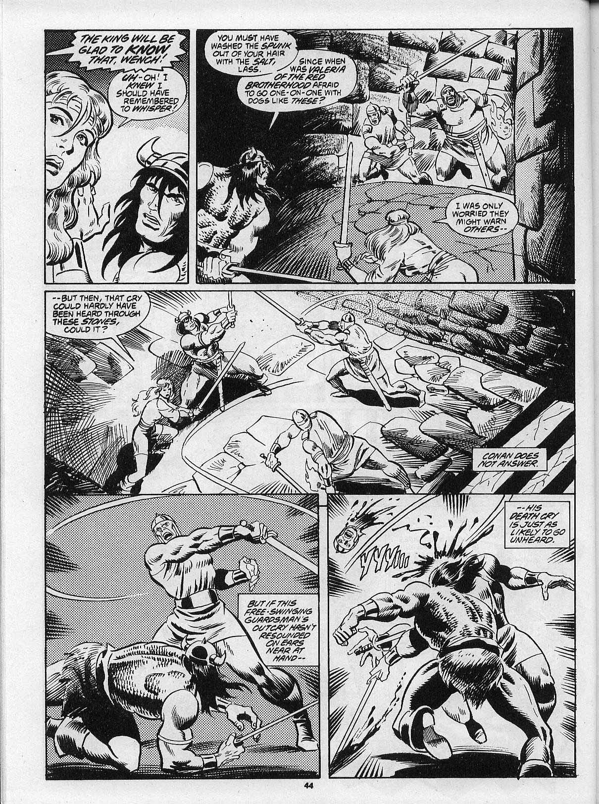 Read online The Savage Sword Of Conan comic -  Issue #201 - 46