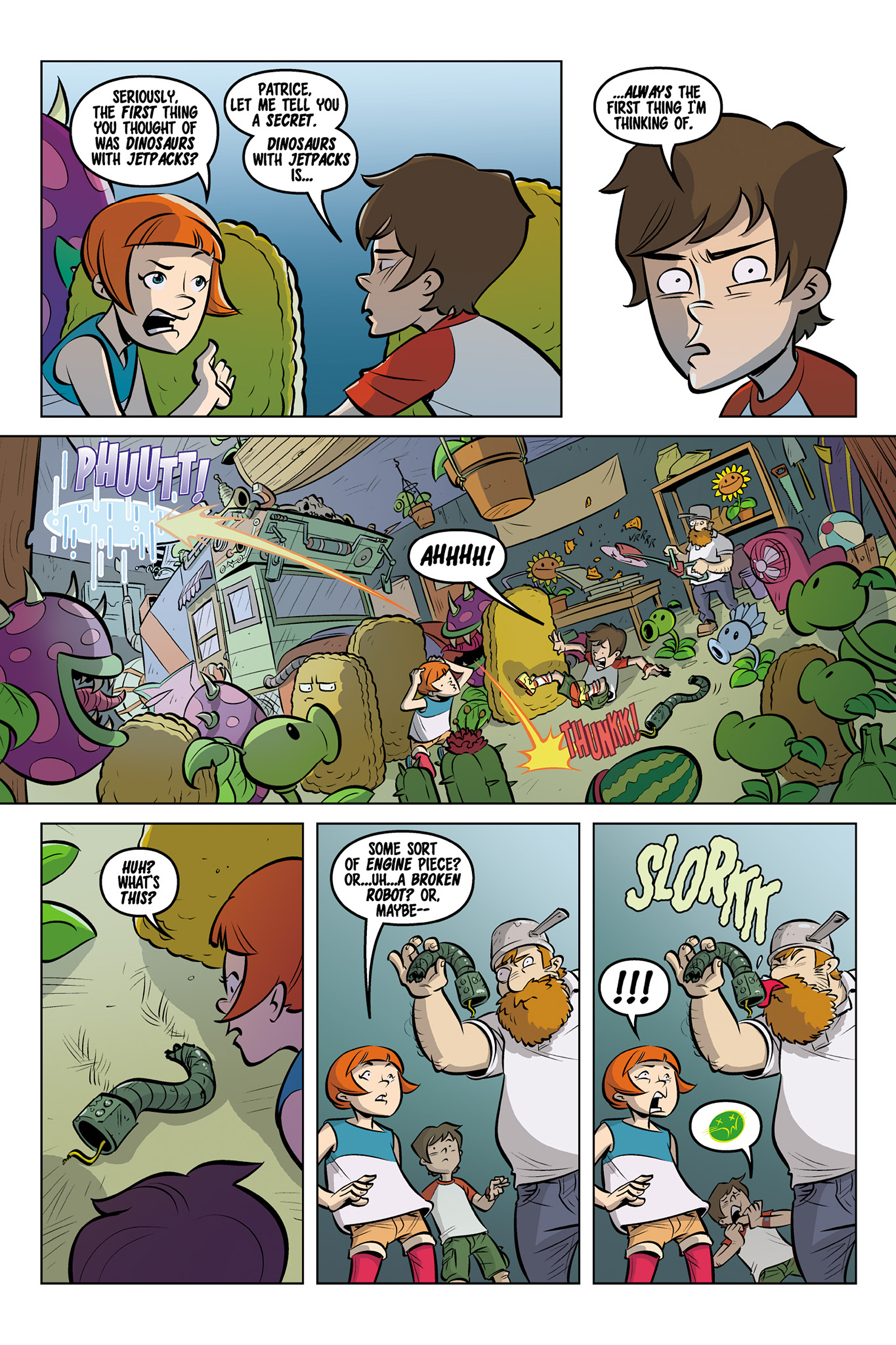 Read online Plants vs. Zombies: Timepocalypse comic -  Issue #1 - 12
