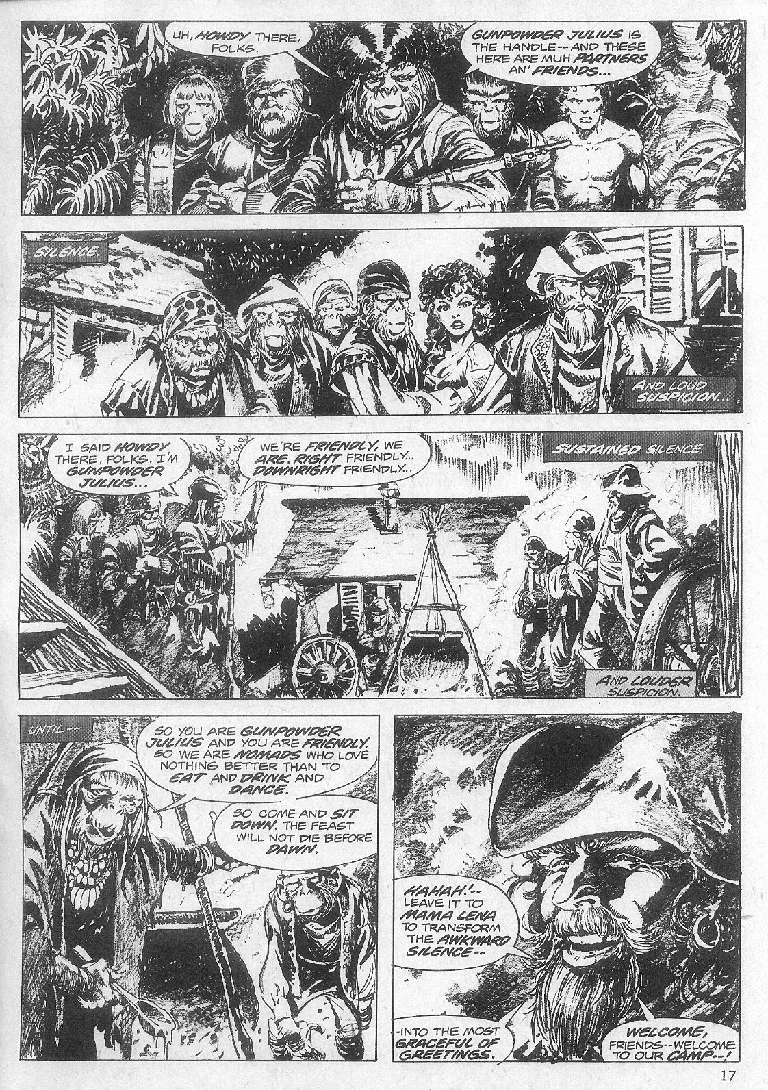 Read online Planet of the Apes comic -  Issue #6 - 17