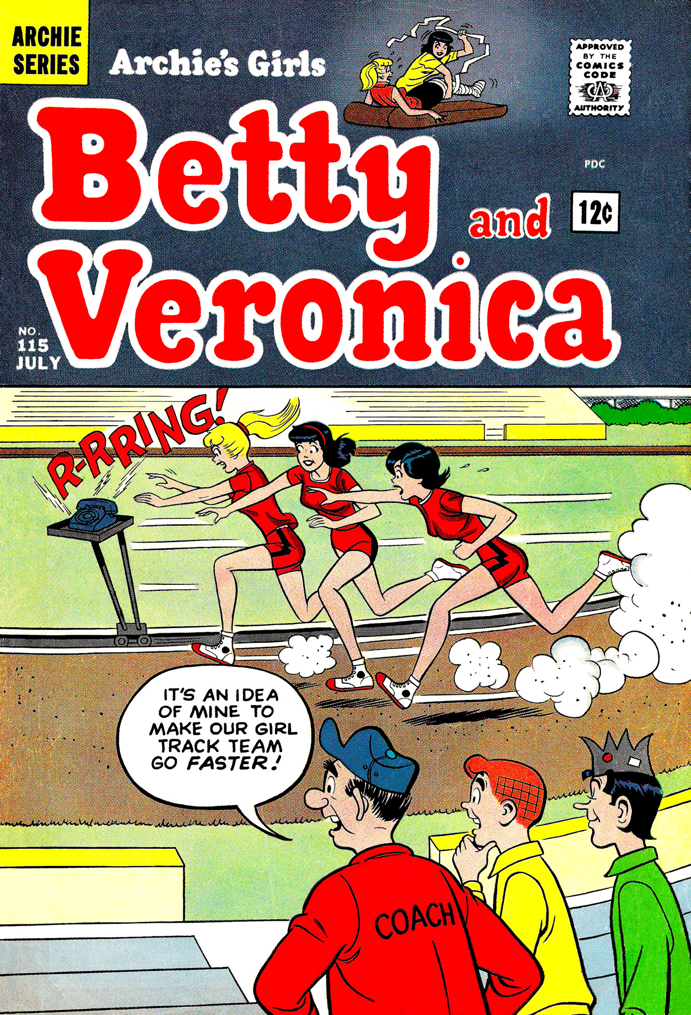 Read online Archie's Girls Betty and Veronica comic -  Issue #115 - 1